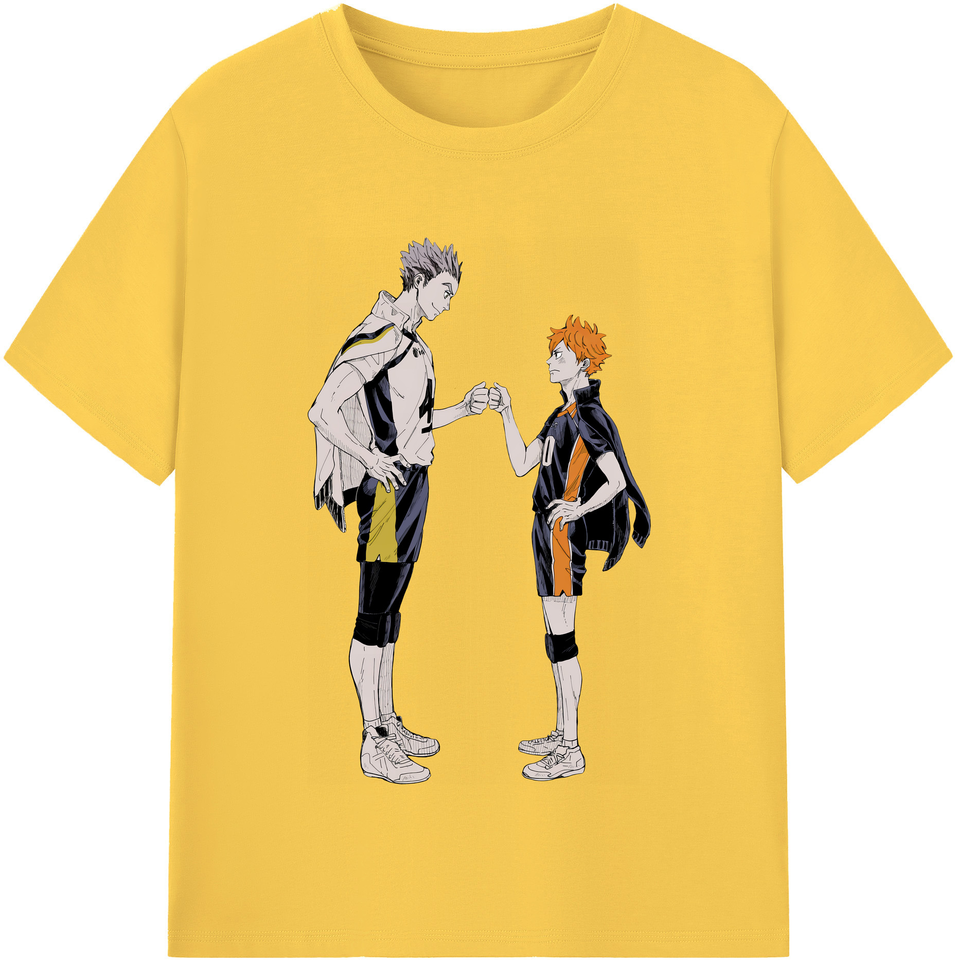 （画像用） ハイキュー!! Haikyu!! 綿100％半袖Tシャツ（フロントプリント）