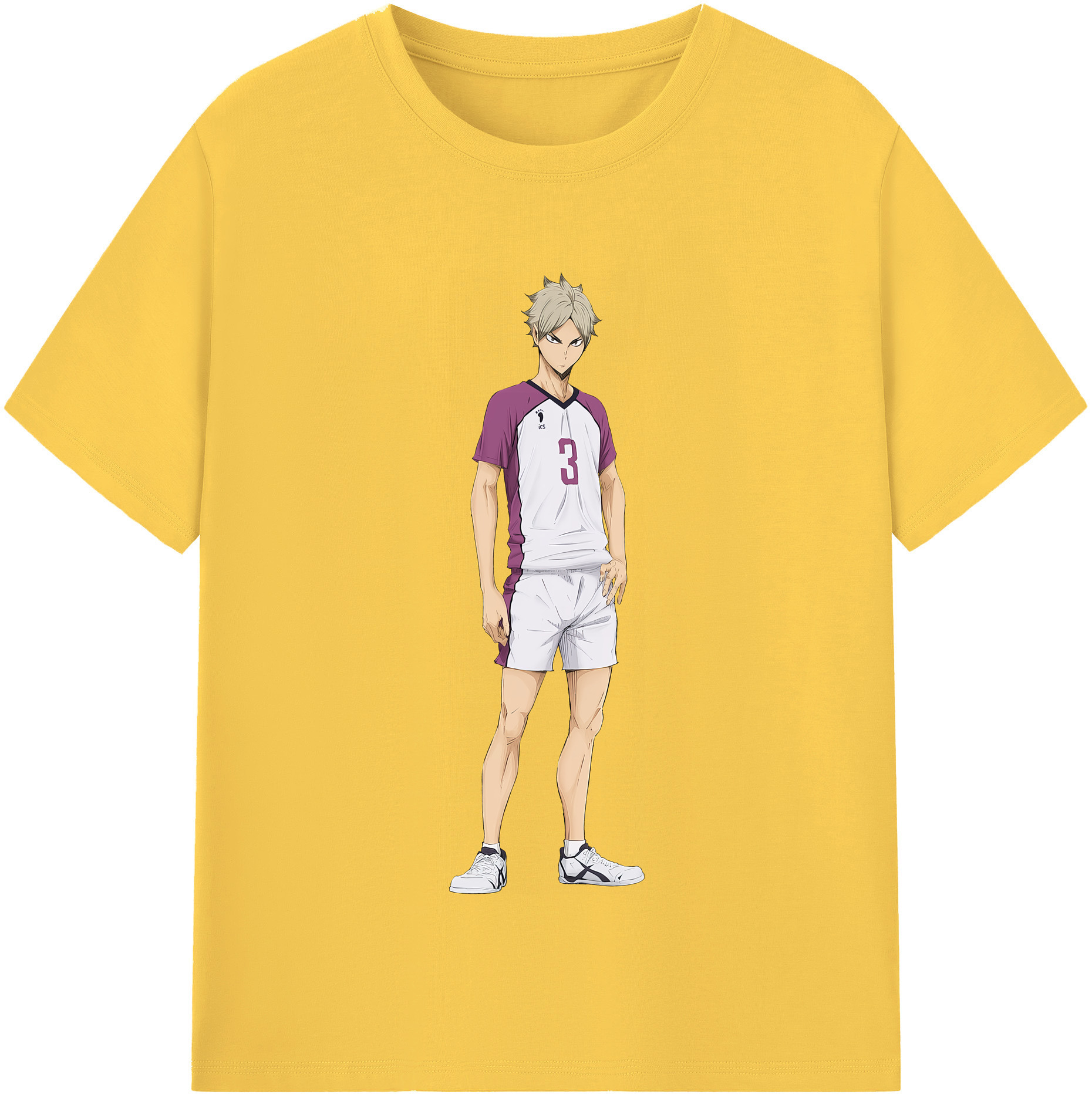 （画像用） ハイキュー!! Haikyu!! 綿100％半袖Tシャツ（フロントプリント）