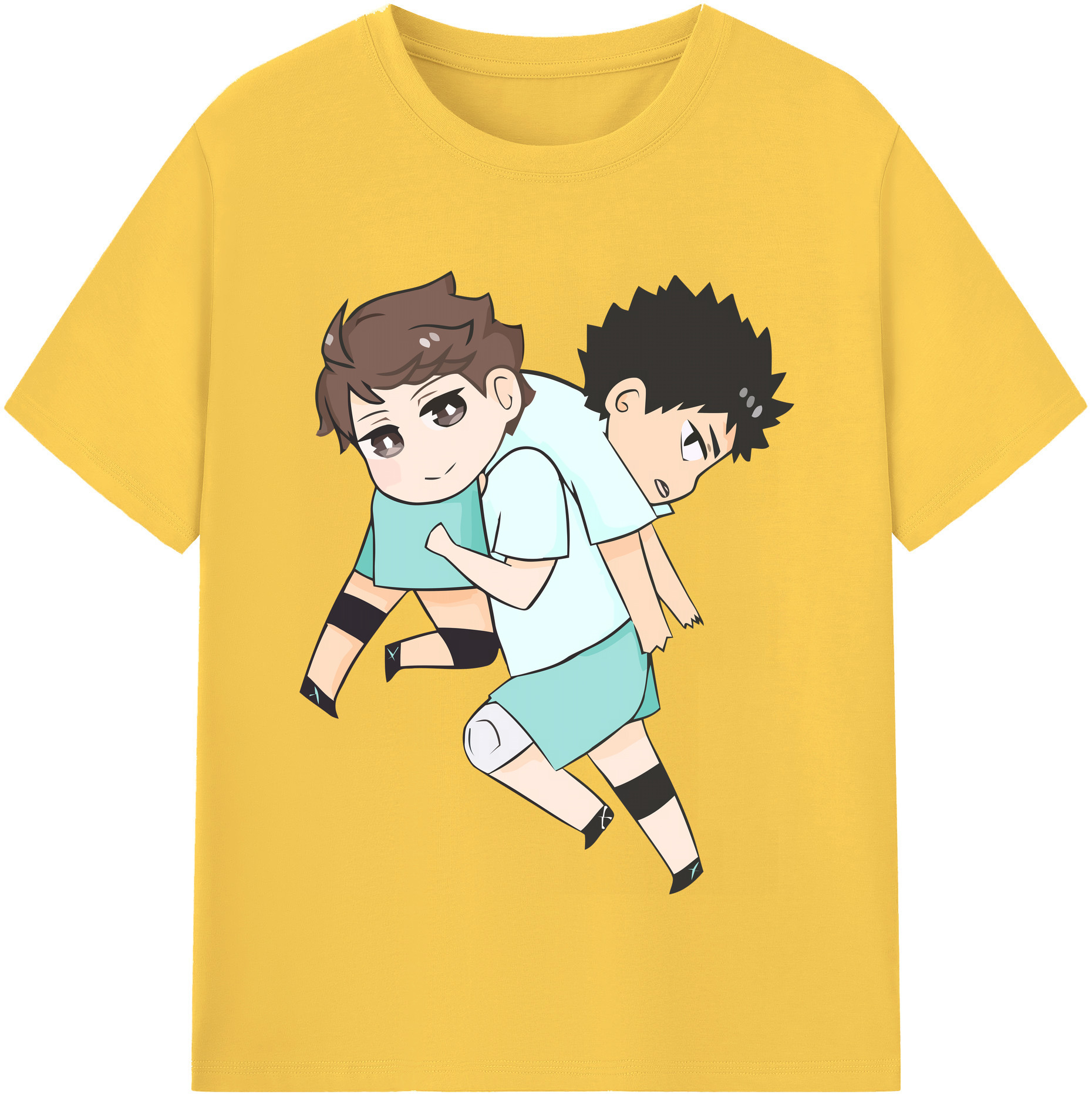 （画像用） ハイキュー!! Haikyu!! 綿100％半袖Tシャツ（フロントプリント）