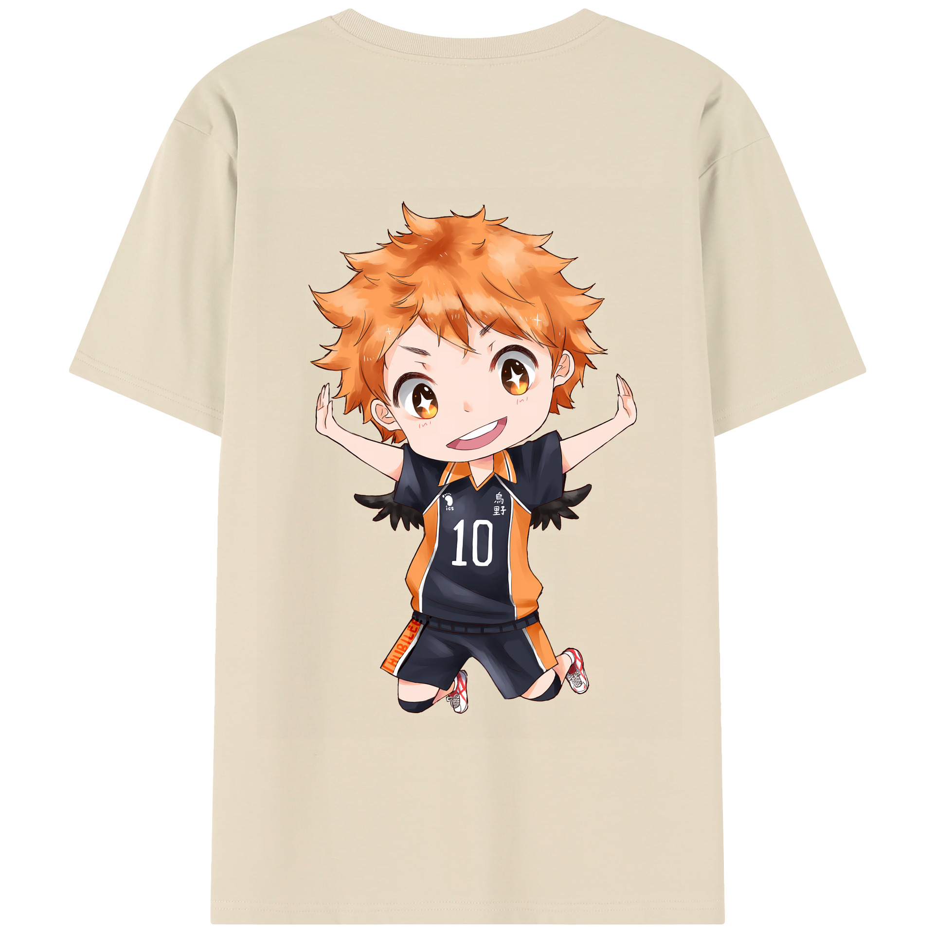 （画像用） ハイキュー!! Haikyu!! 綿100％半袖Tシャツ（背面プリント）