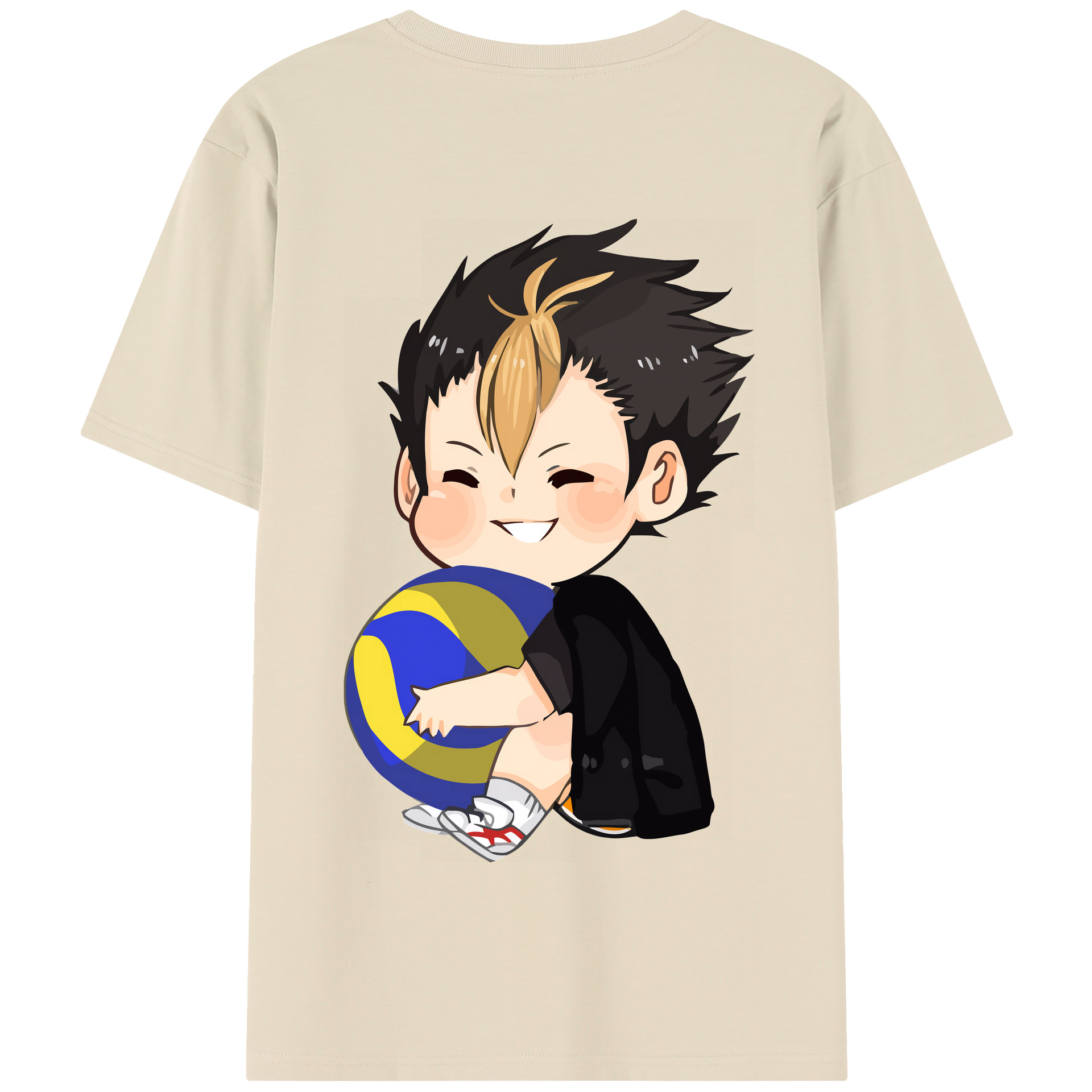 （画像用） ハイキュー!! Haikyu!! 綿100％半袖Tシャツ（背面プリント）