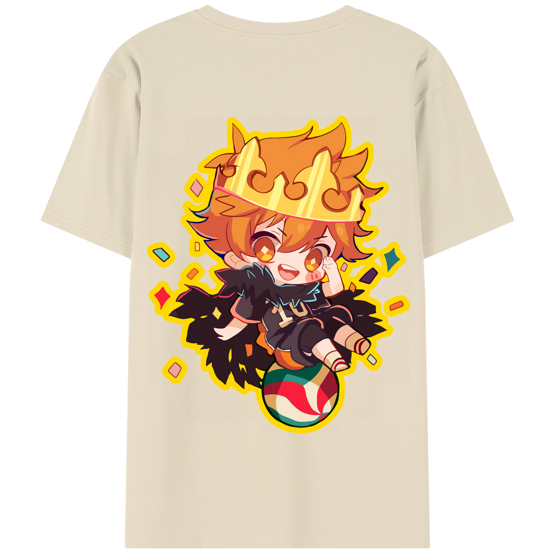 （画像用） ハイキュー!! Haikyu!! 綿100％半袖Tシャツ（背面プリント）