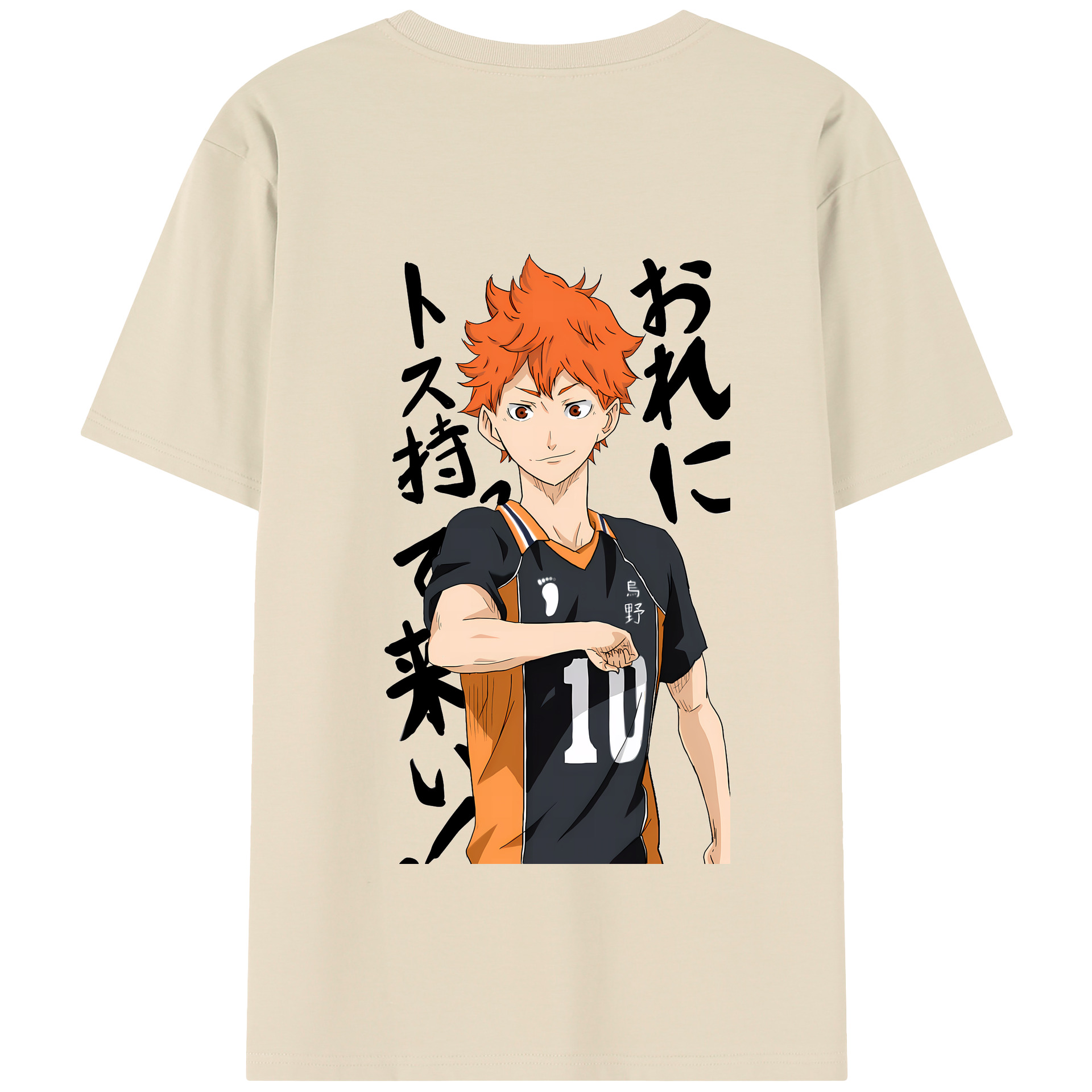 （画像用） ハイキュー!! Haikyu!! 綿100％半袖Tシャツ（背面プリント）
