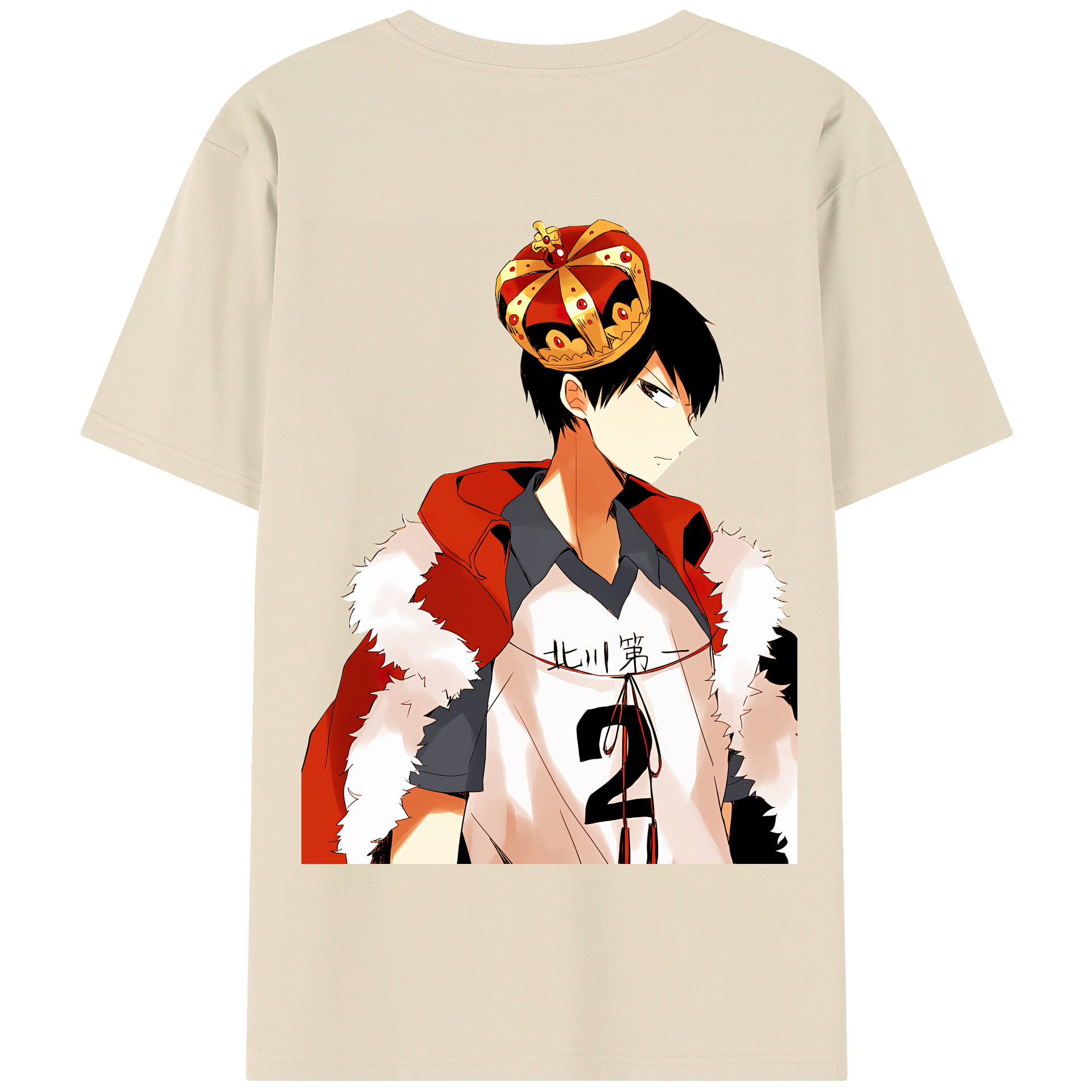 （画像用） ハイキュー!! Haikyu!! 綿100％半袖Tシャツ（背面プリント）