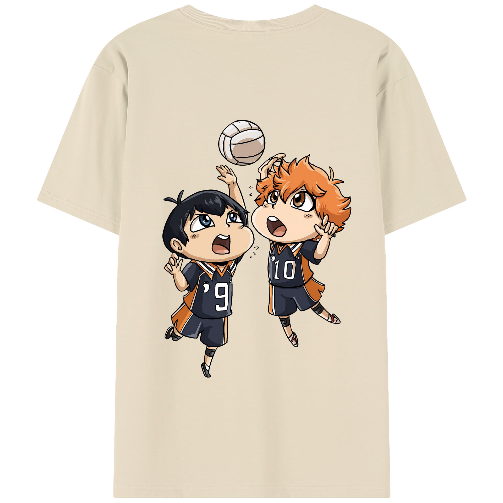 （画像用） ハイキュー!! Haikyu!! 綿100％半袖Tシャツ（背面プリント）