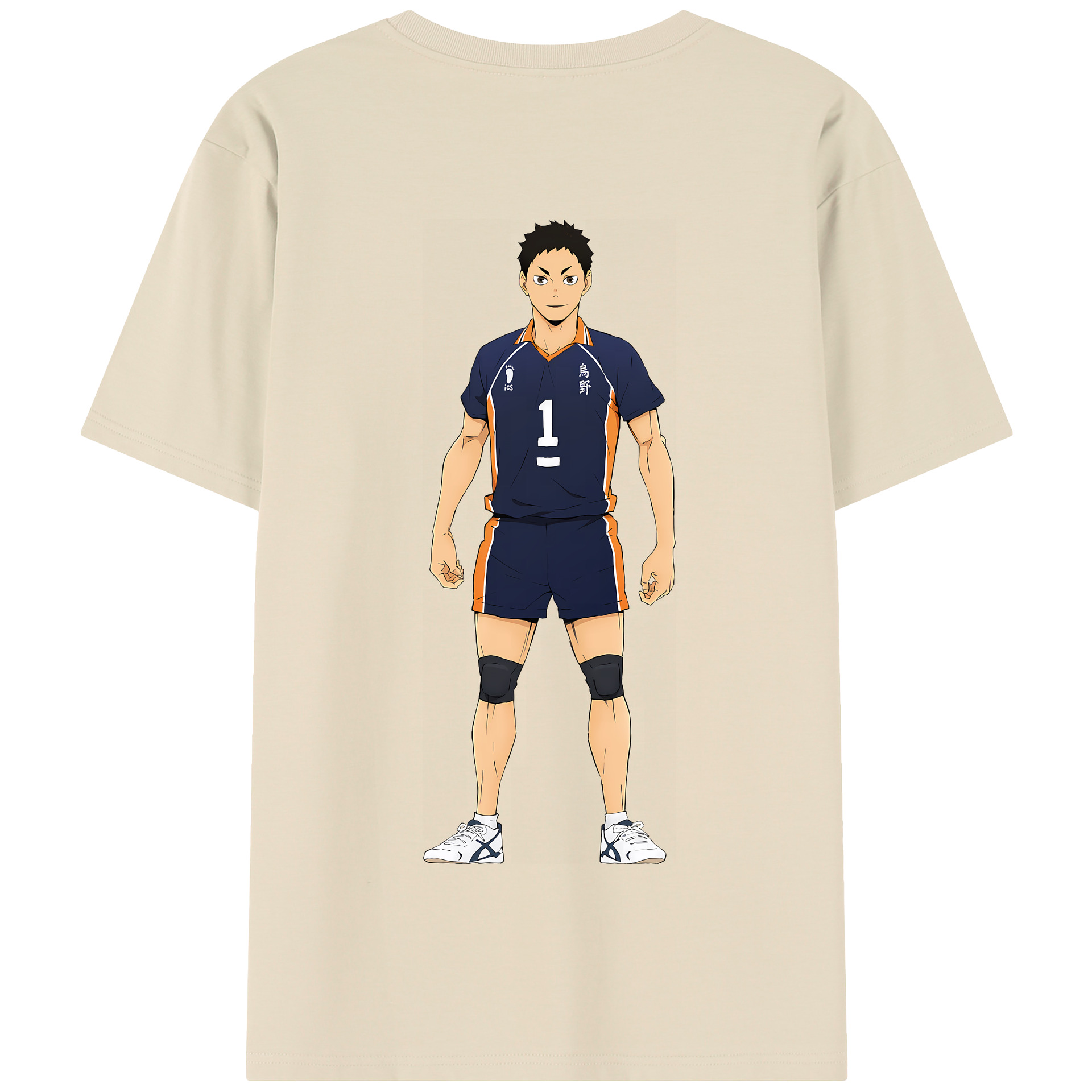 （画像用） ハイキュー!! Haikyu!! 綿100％半袖Tシャツ（背面プリント）