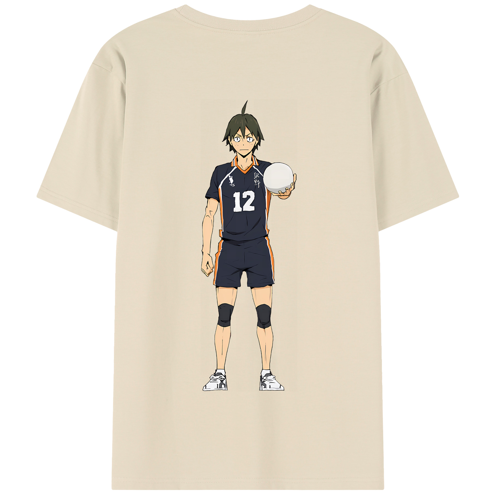 （画像用） ハイキュー!! Haikyu!! 綿100％半袖Tシャツ（背面プリント）