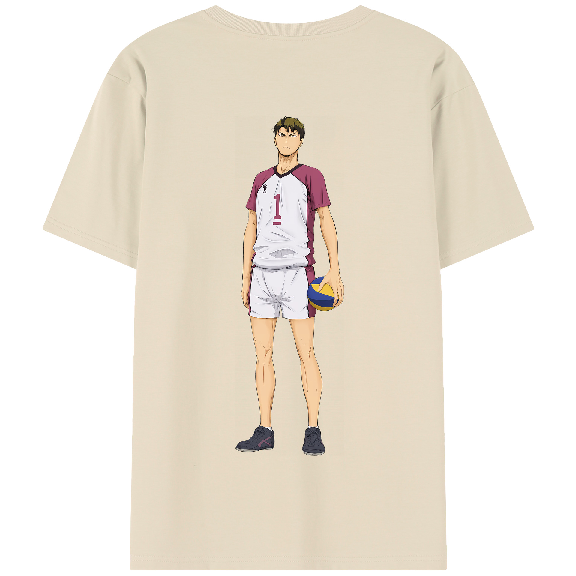 （画像用） ハイキュー!! Haikyu!! 綿100％半袖Tシャツ（背面プリント）