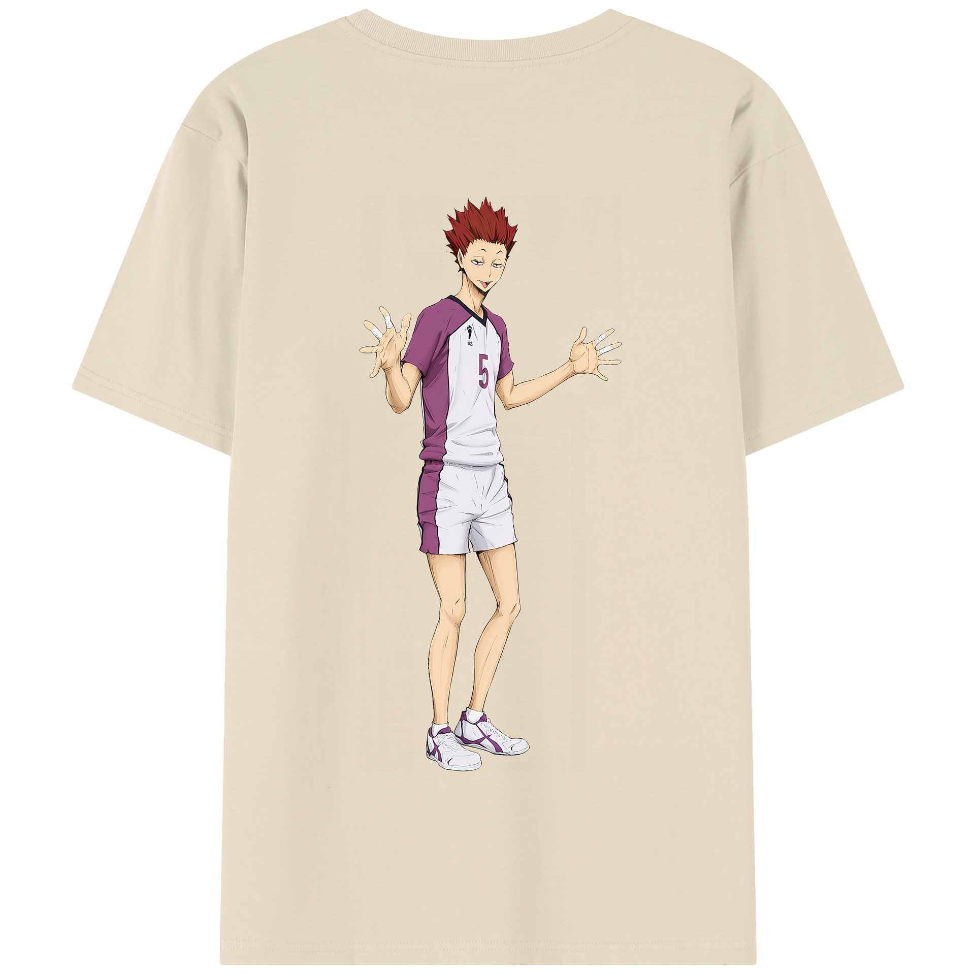 （画像用） ハイキュー!! Haikyu!! 綿100％半袖Tシャツ（背面プリント）
