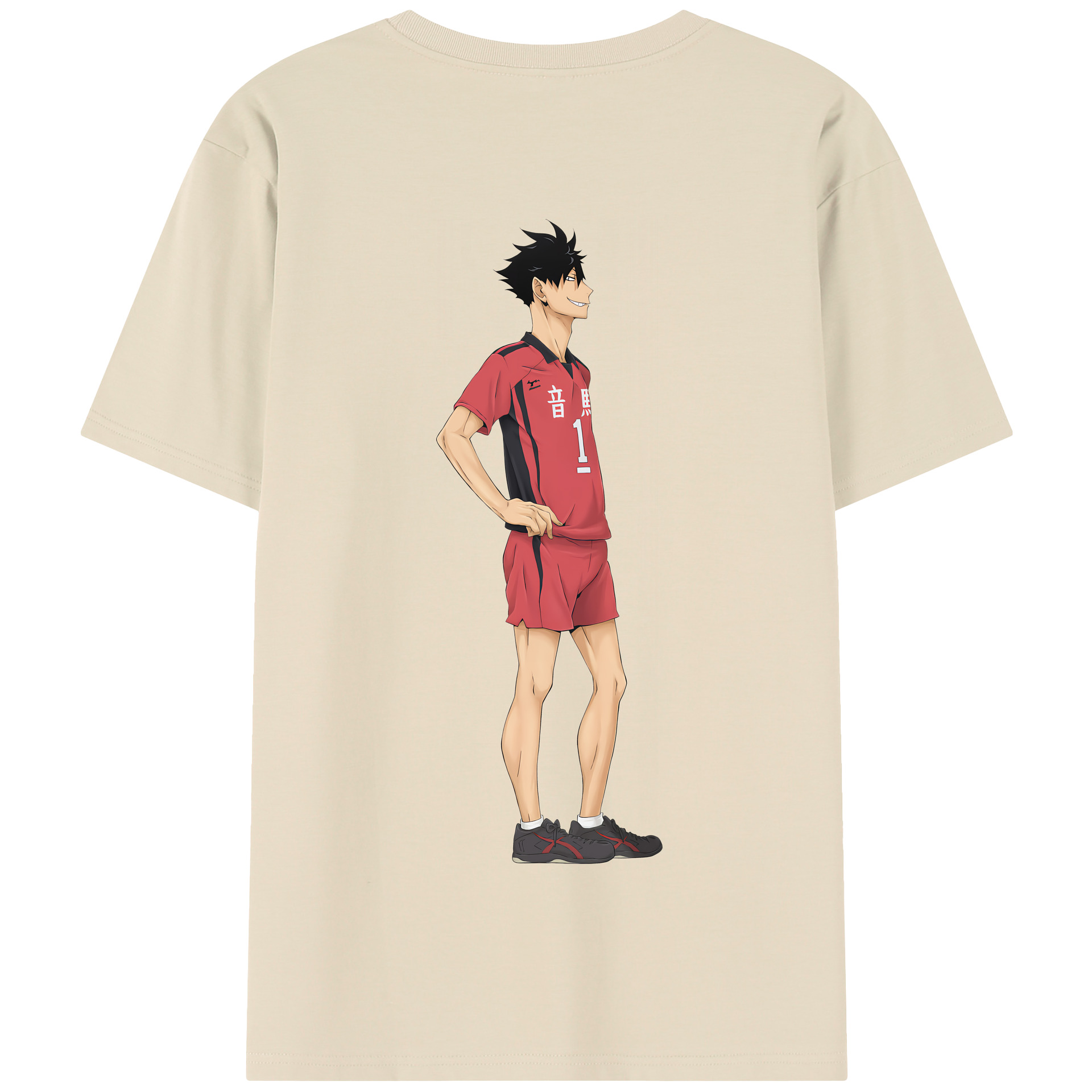 （画像用） ハイキュー!! Haikyu!! 綿100％半袖Tシャツ（背面プリント）