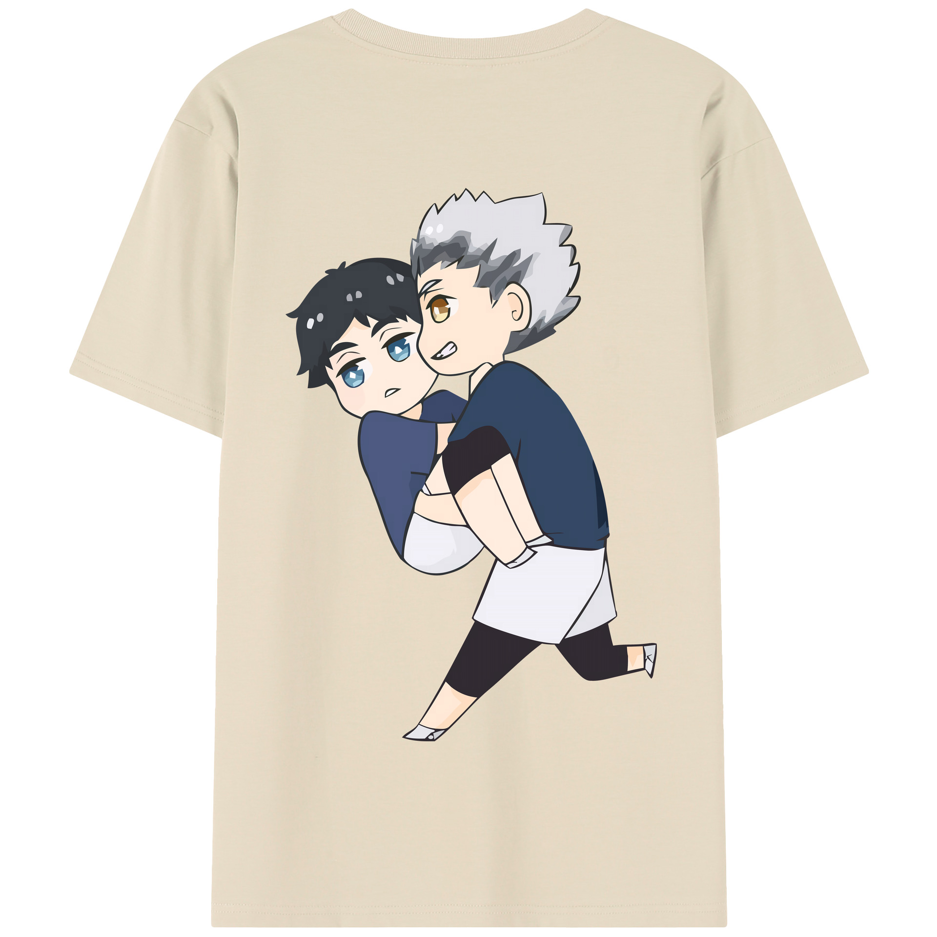 （画像用） ハイキュー!! Haikyu!! 綿100％半袖Tシャツ（背面プリント）