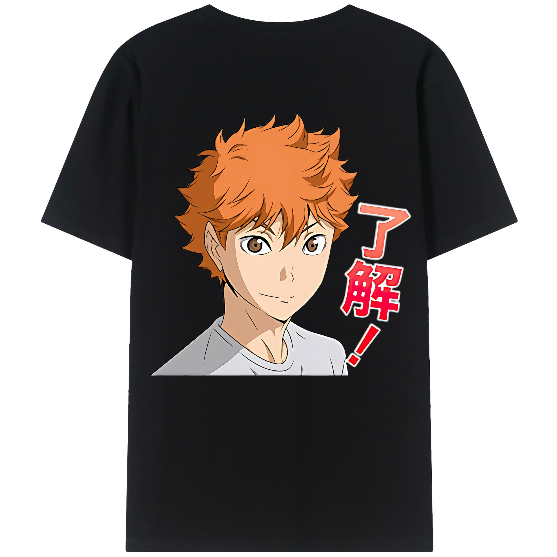 （画像用） ハイキュー!! Haikyu!! 綿100％半袖Tシャツ（背面プリント）