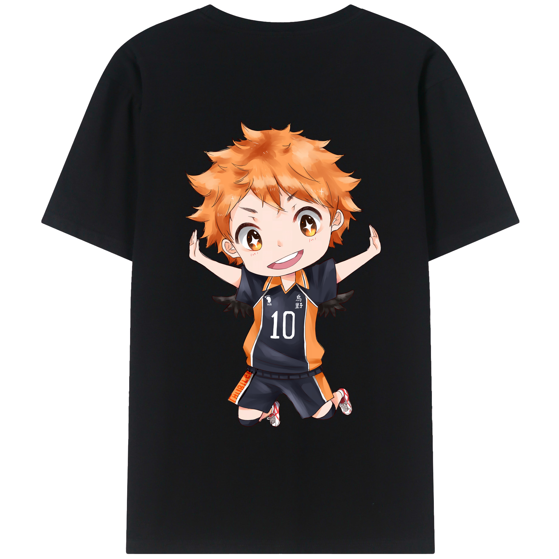 （画像用） ハイキュー!! Haikyu!! 綿100％半袖Tシャツ（背面プリント）
