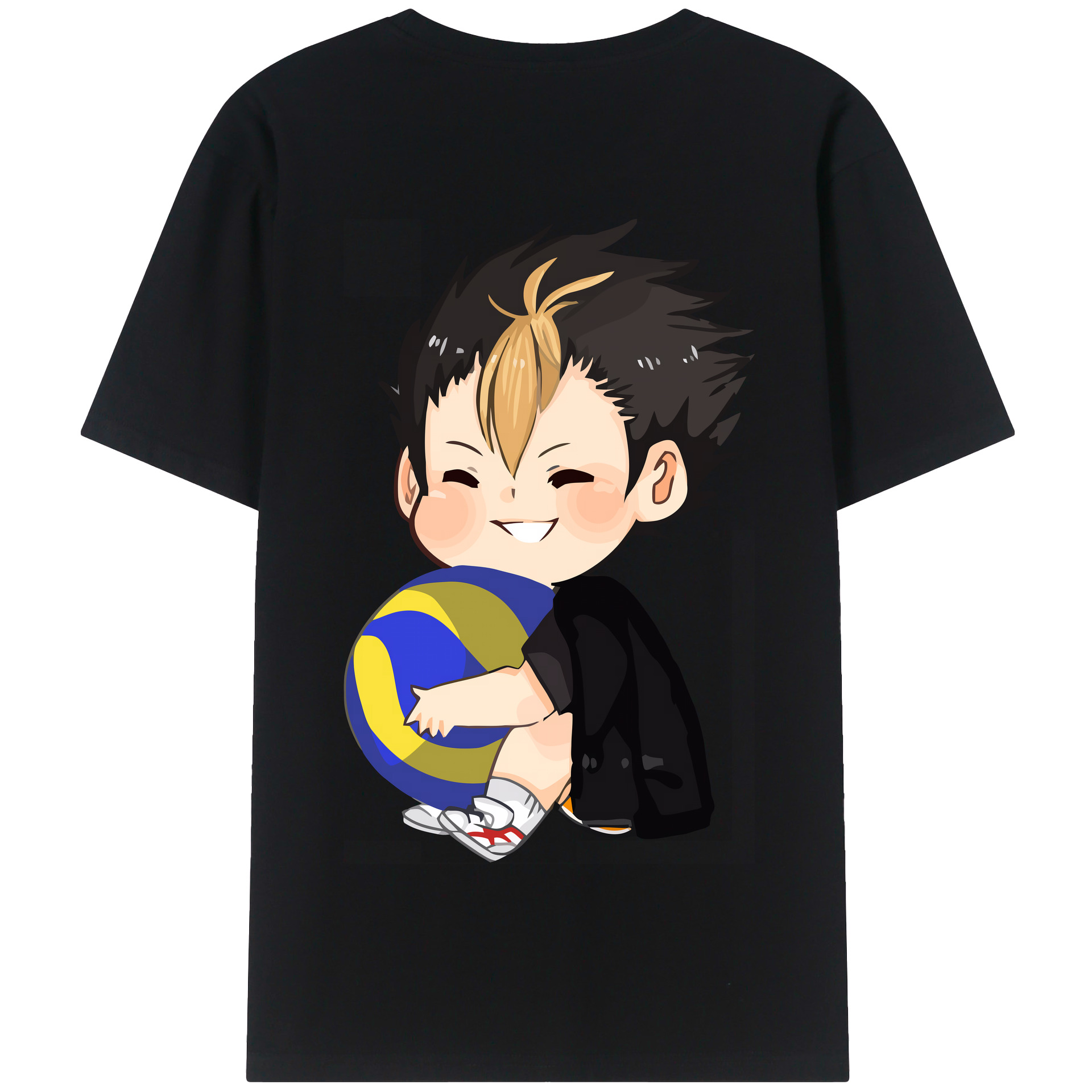（画像用） ハイキュー!! Haikyu!! 綿100％半袖Tシャツ（背面プリント）