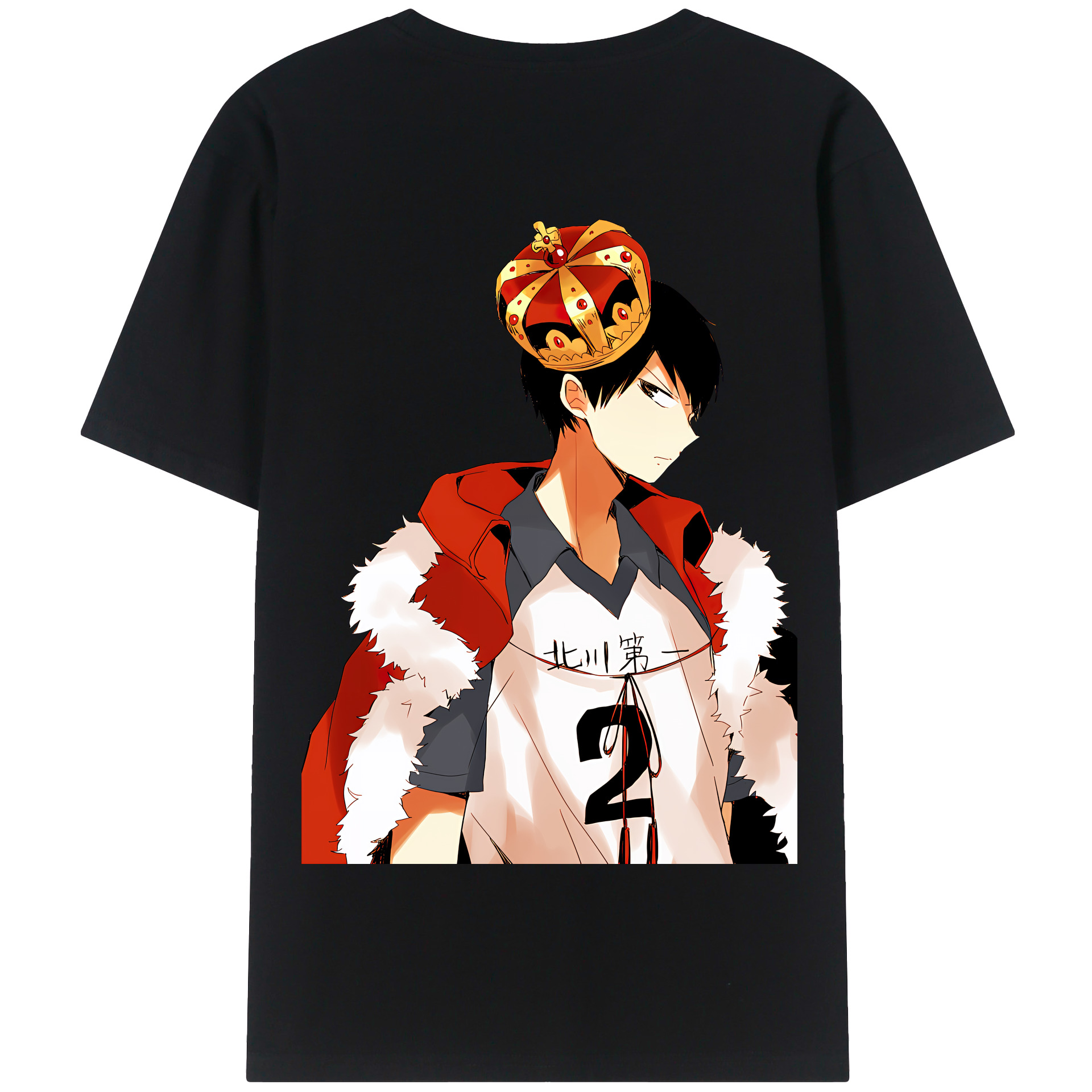 （画像用） ハイキュー!! Haikyu!! 綿100％半袖Tシャツ（背面プリント）