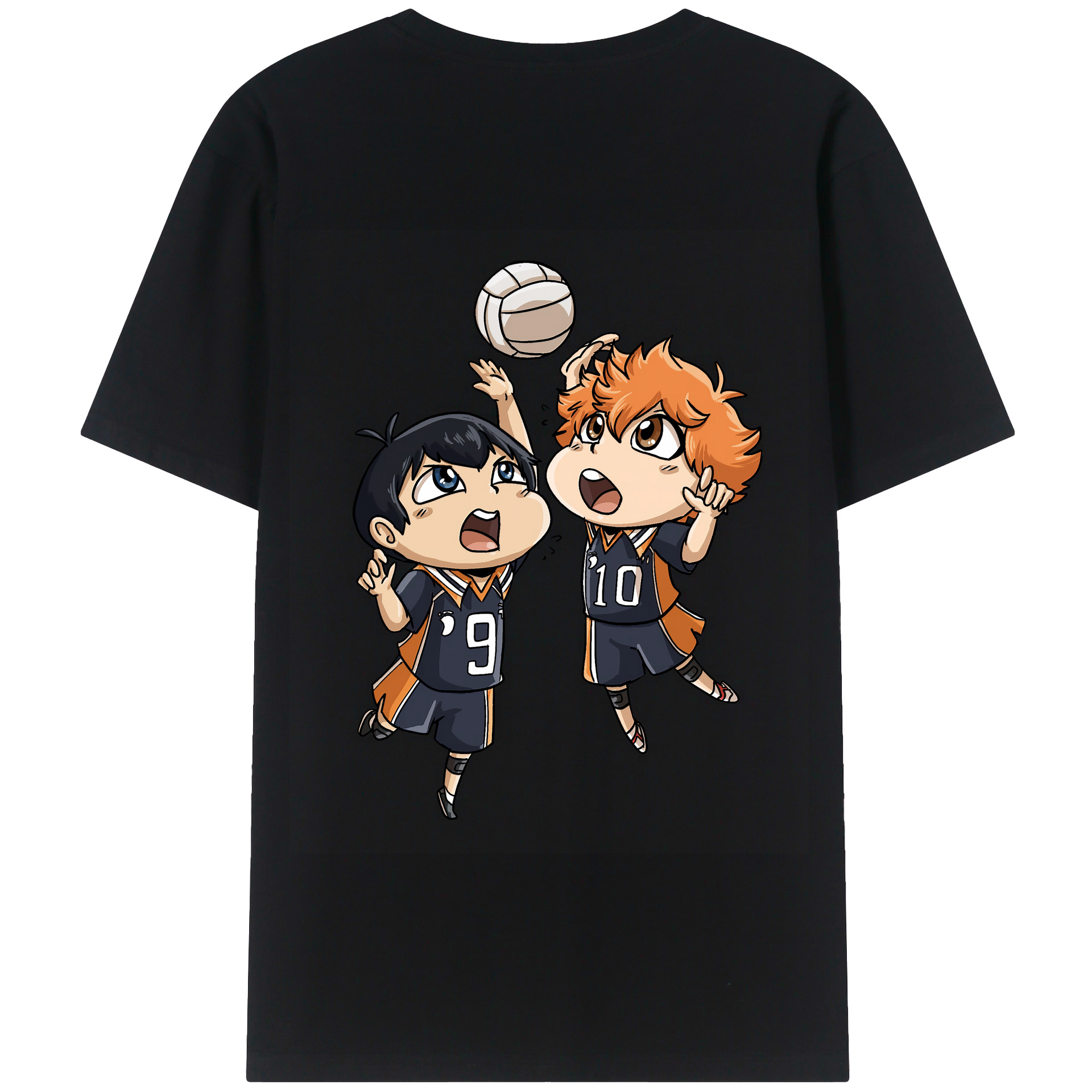 （画像用） ハイキュー!! Haikyu!! 綿100％半袖Tシャツ（背面プリント）