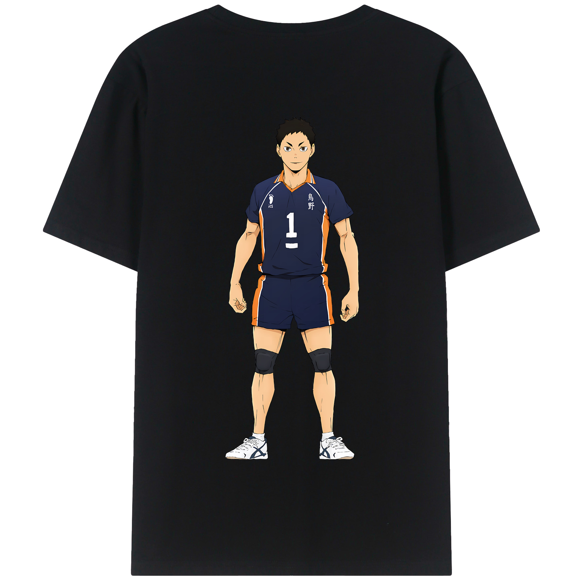 （画像用） ハイキュー!! Haikyu!! 綿100％半袖Tシャツ（背面プリント）