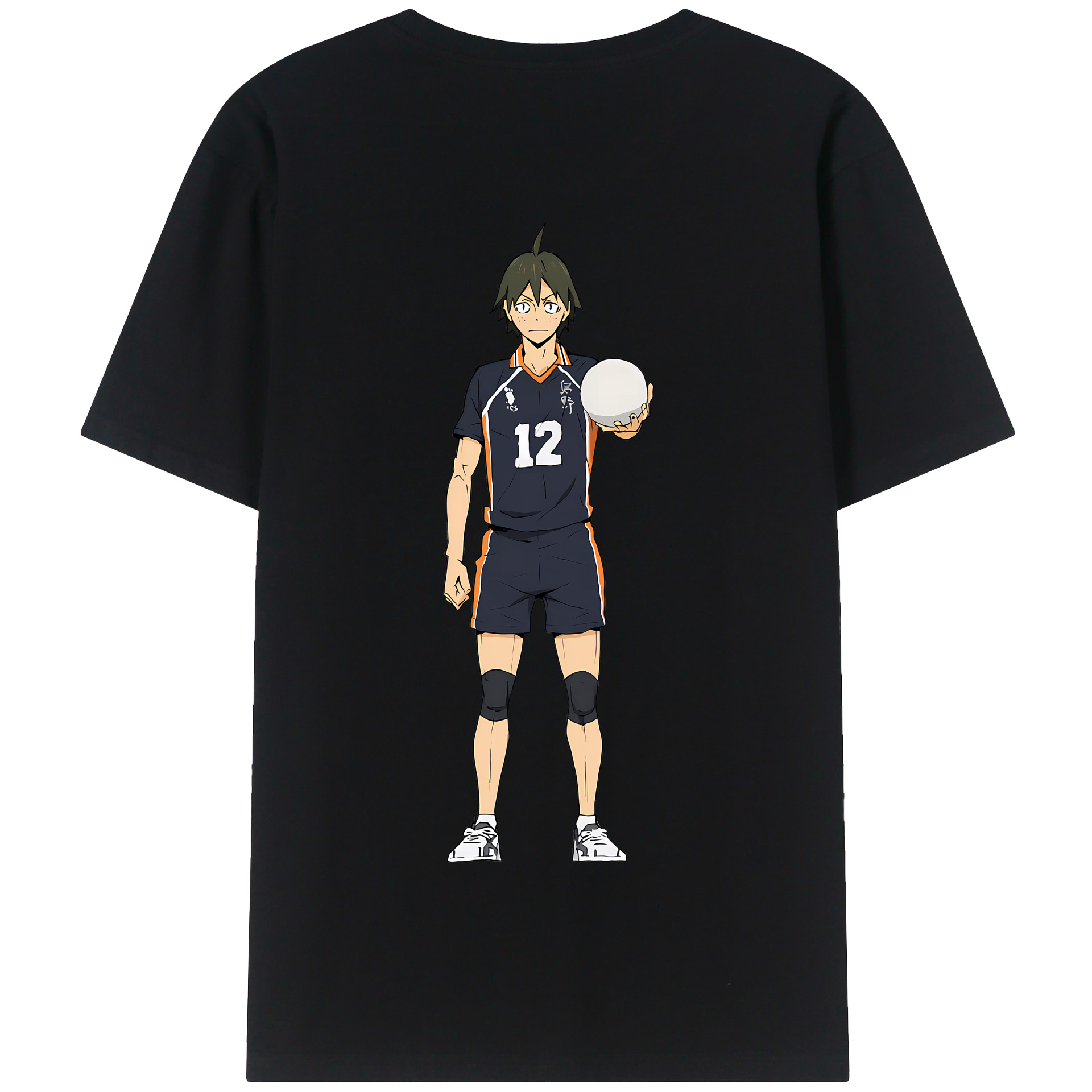 （画像用） ハイキュー!! Haikyu!! 綿100％半袖Tシャツ（背面プリント）