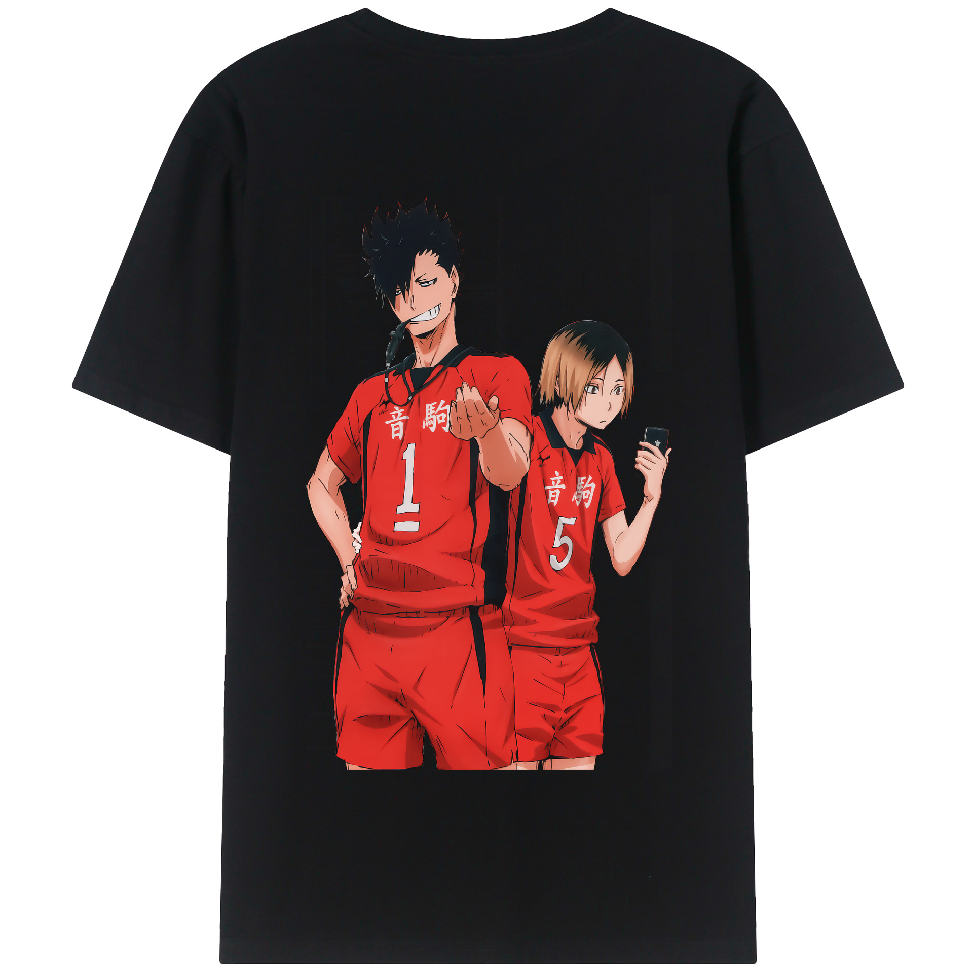（画像用） ハイキュー!! Haikyu!! 綿100％半袖Tシャツ（背面プリント）