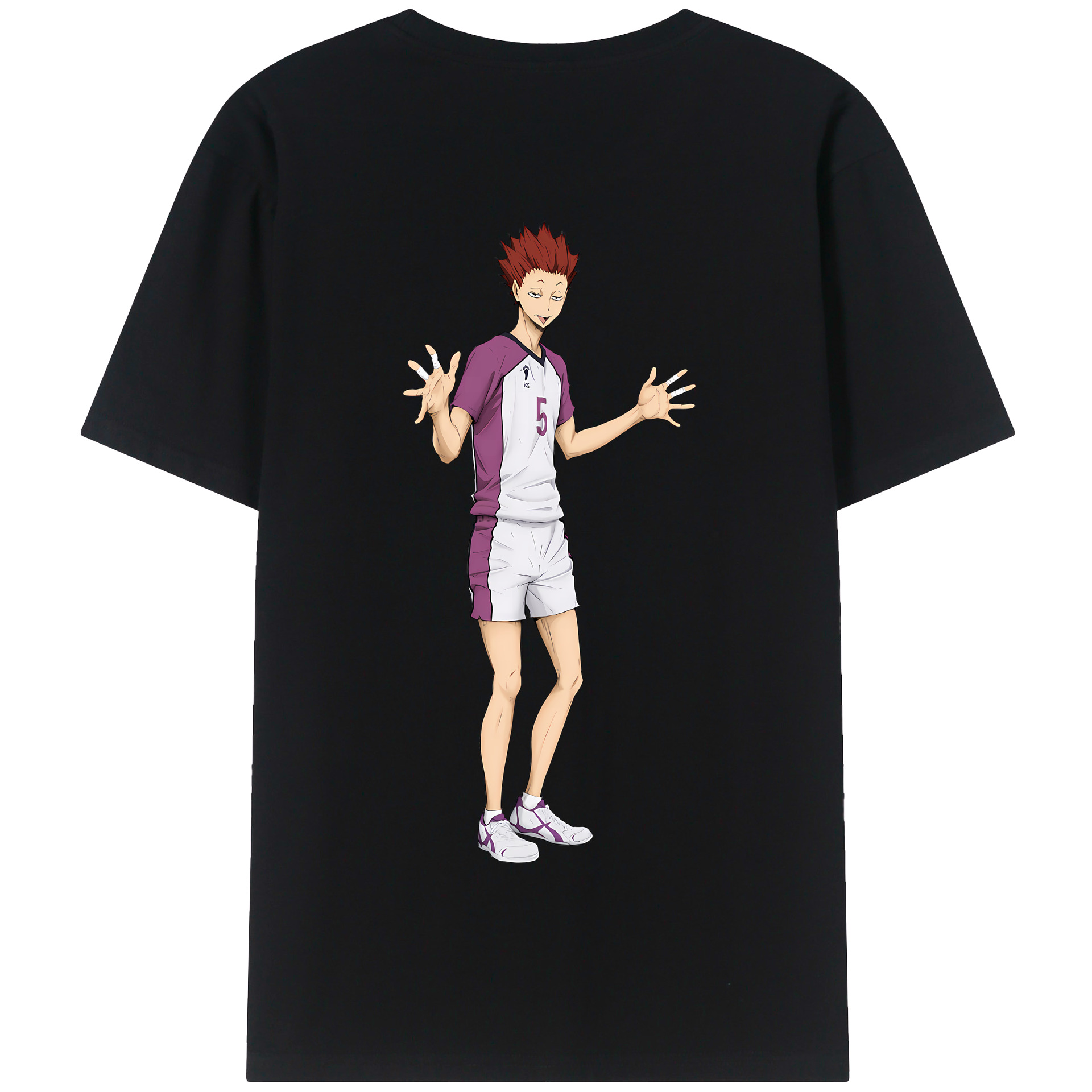 （画像用） ハイキュー!! Haikyu!! 綿100％半袖Tシャツ（背面プリント）