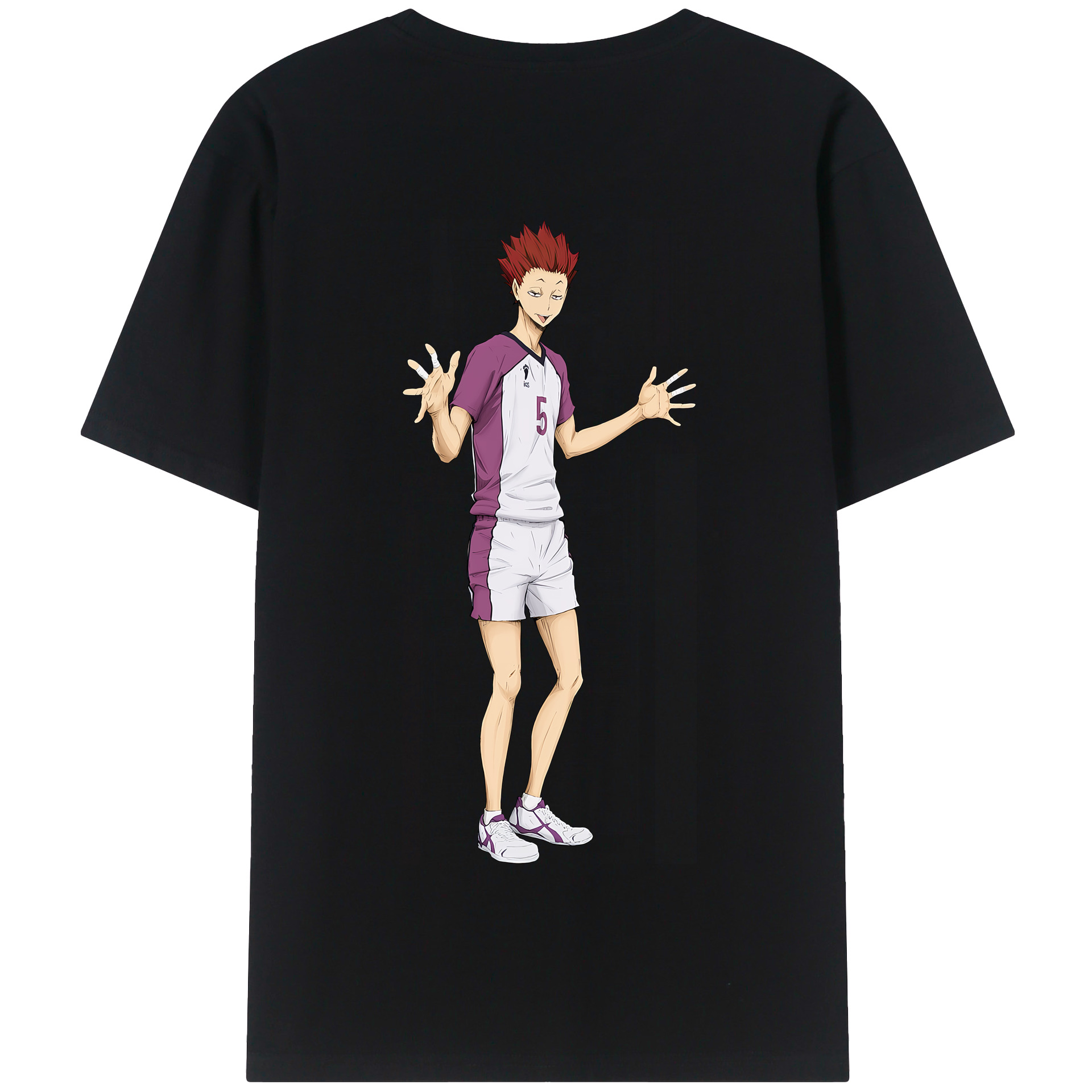 （画像用） ハイキュー!! Haikyu!! 綿100％半袖Tシャツ（背面プリント）