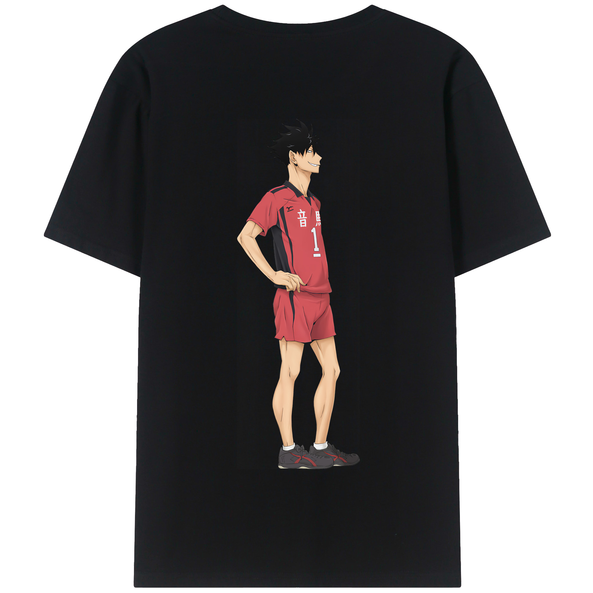 （画像用） ハイキュー!! Haikyu!! 綿100％半袖Tシャツ（背面プリント）