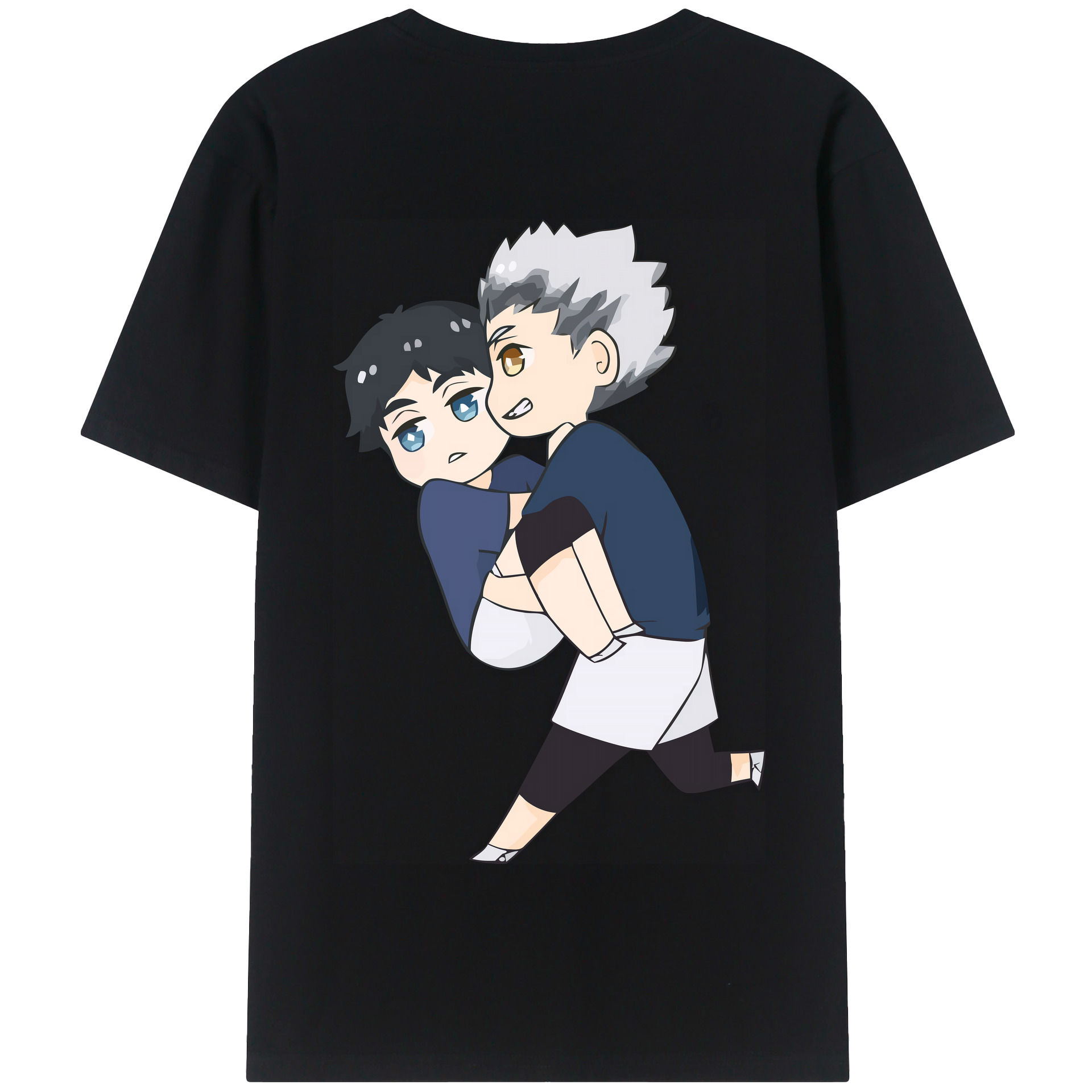 （画像用） ハイキュー!! Haikyu!! 綿100％半袖Tシャツ（背面プリント）