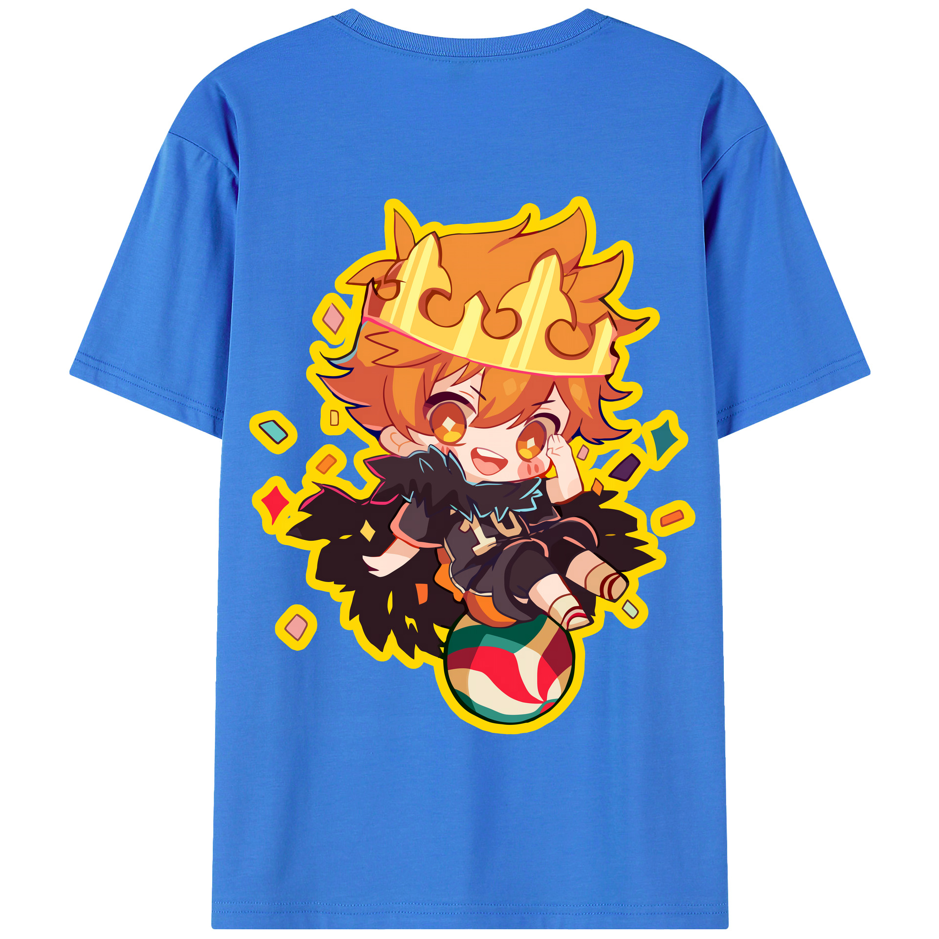 （画像用） ハイキュー!! Haikyu!! 綿100％半袖Tシャツ（背面プリント）