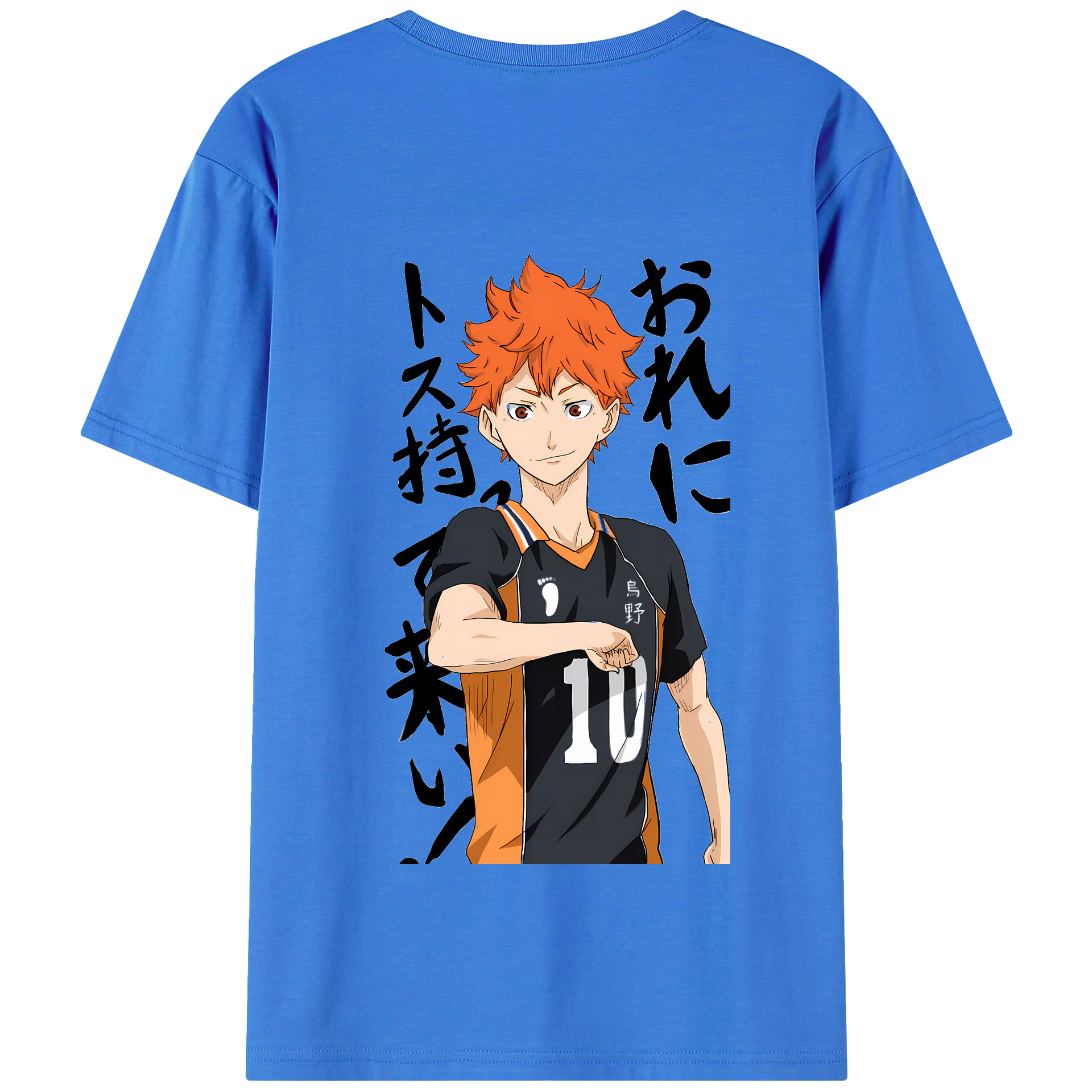（画像用） ハイキュー!! Haikyu!! 綿100％半袖Tシャツ（背面プリント）
