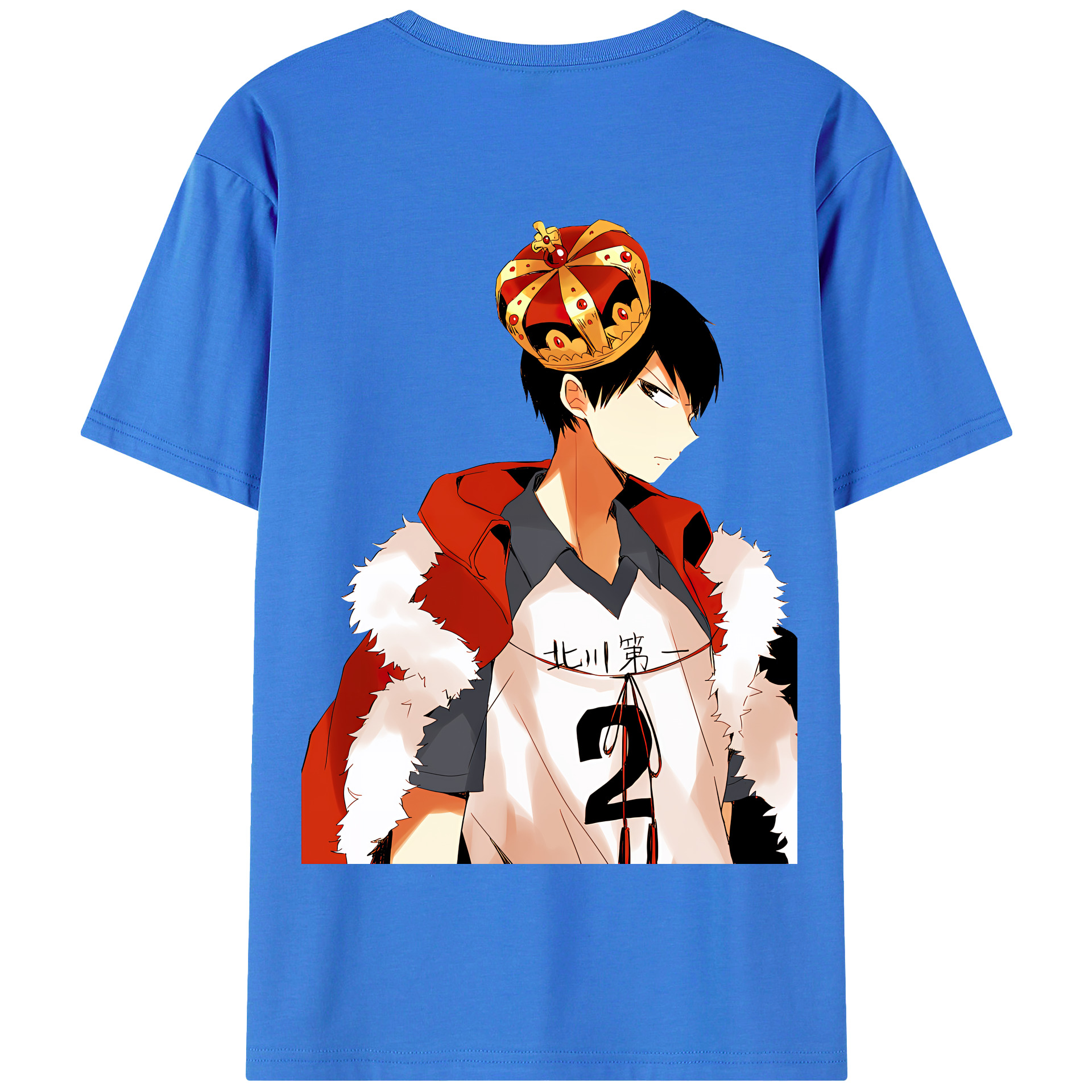 （画像用） ハイキュー!! Haikyu!! 綿100％半袖Tシャツ（背面プリント）