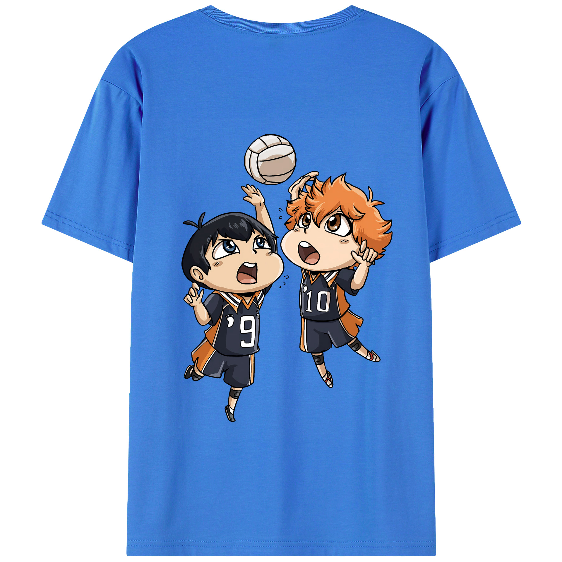 （画像用） ハイキュー!! Haikyu!! 綿100％半袖Tシャツ（背面プリント）