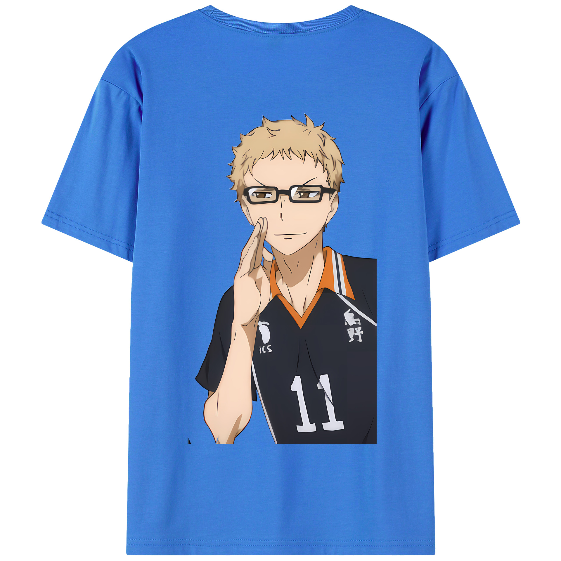 （画像用） ハイキュー!! Haikyu!! 綿100％半袖Tシャツ（背面プリント）