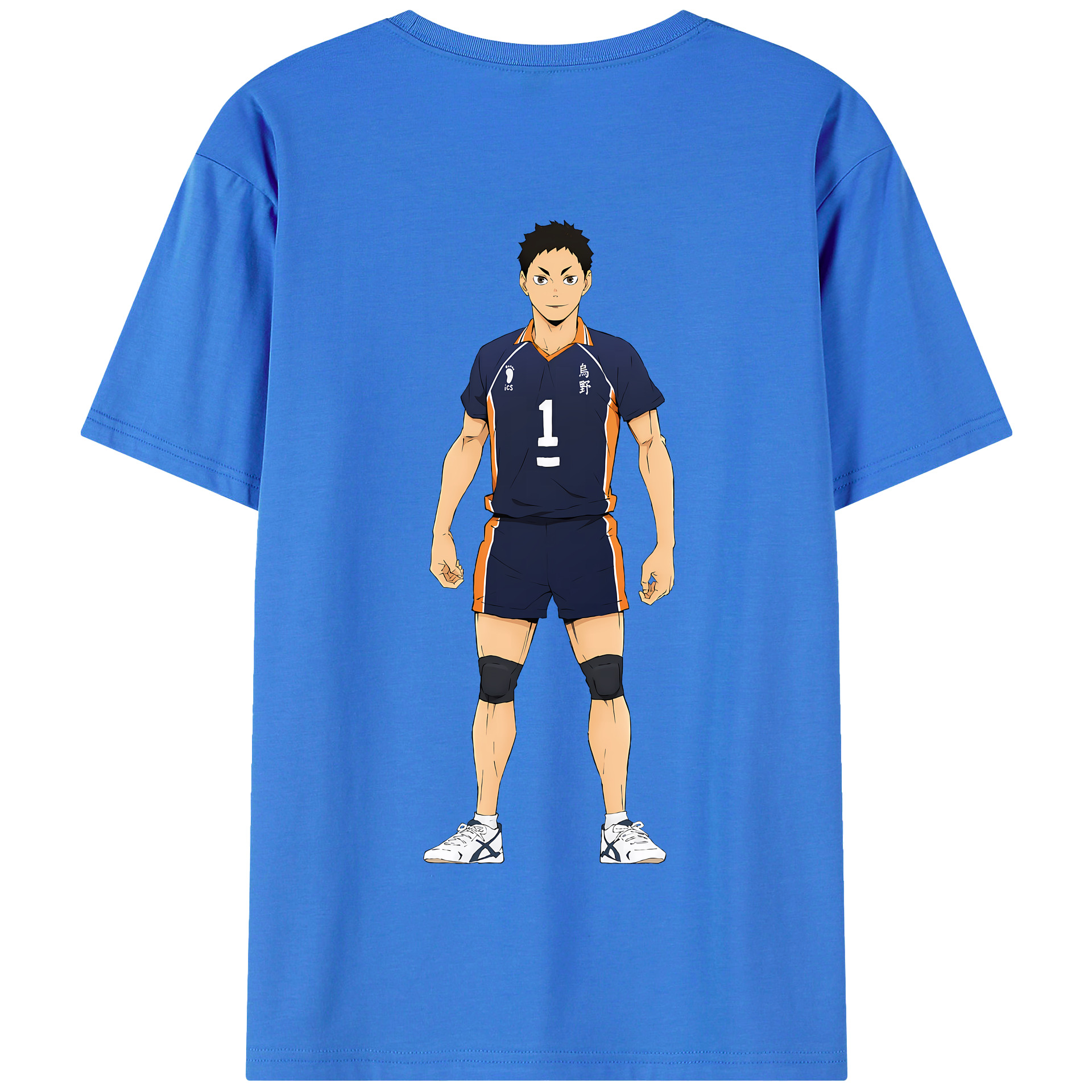 （画像用） ハイキュー!! Haikyu!! 綿100％半袖Tシャツ（背面プリント）