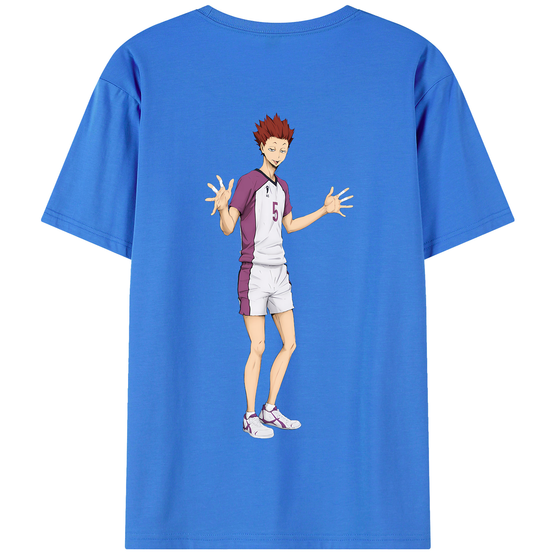 （画像用） ハイキュー!! Haikyu!! 綿100％半袖Tシャツ（背面プリント）