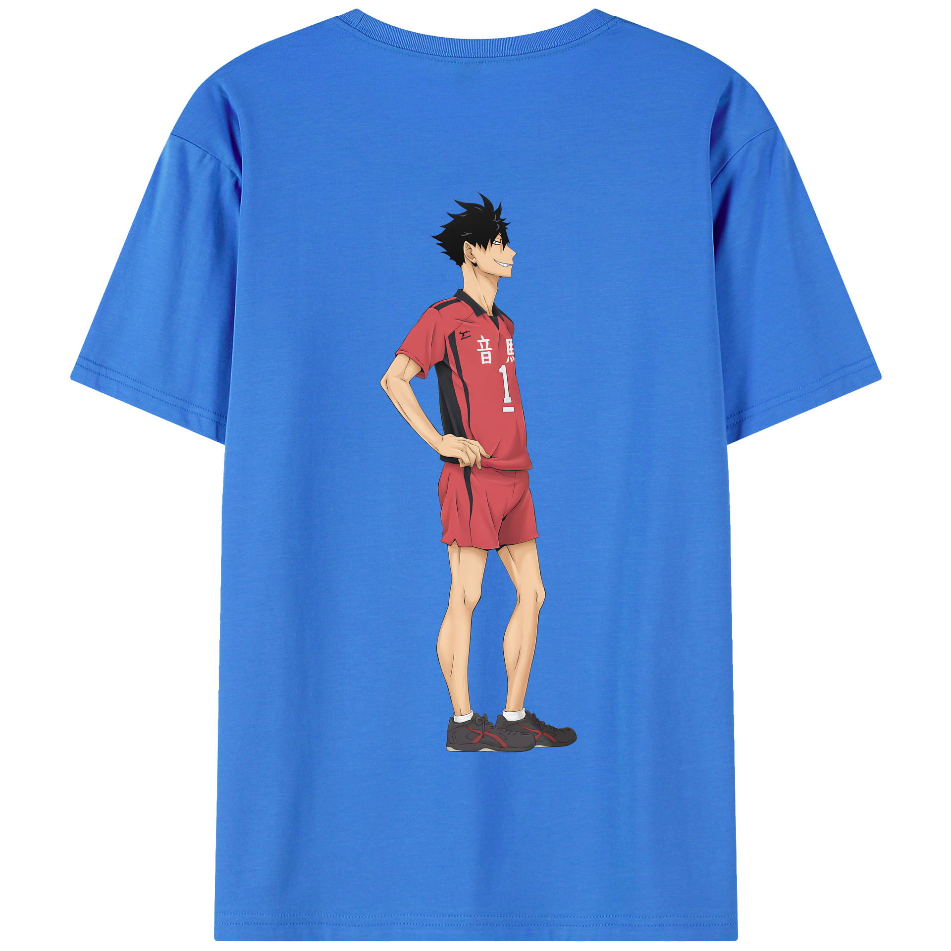 （画像用） ハイキュー!! Haikyu!! 綿100％半袖Tシャツ（背面プリント）