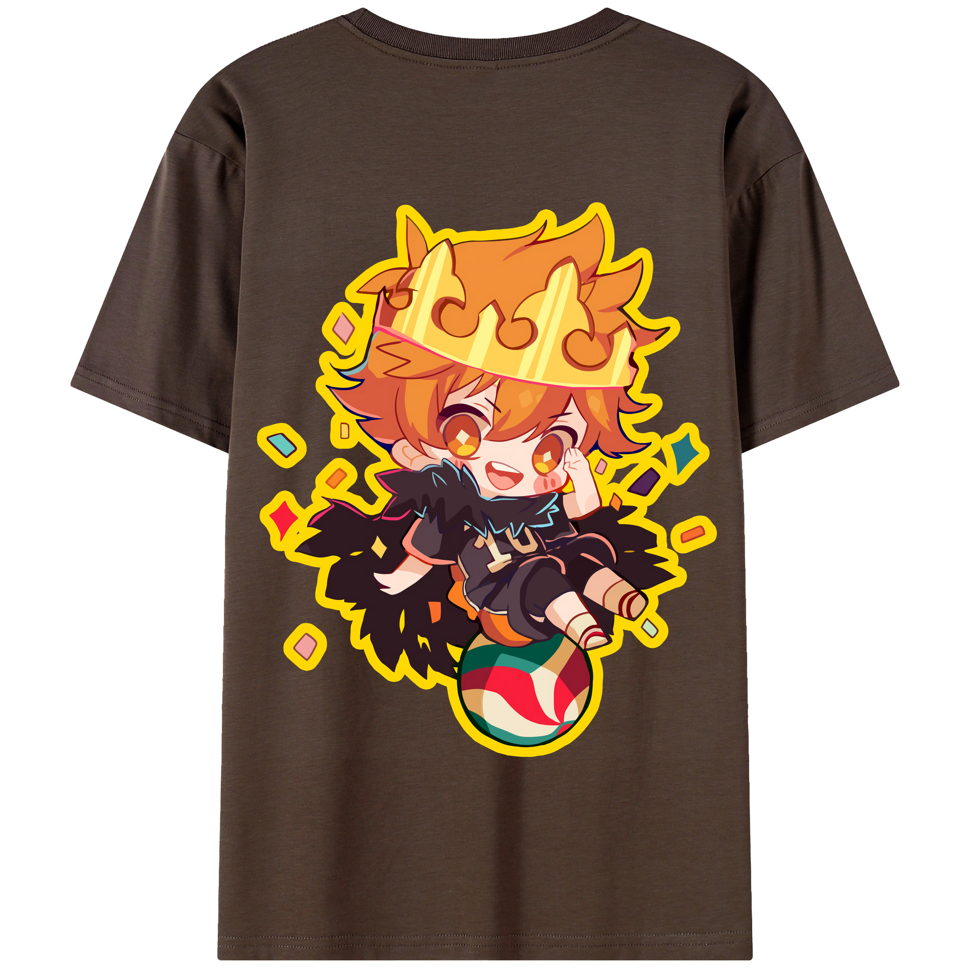 （画像用） ハイキュー!! Haikyu!! 綿100％半袖Tシャツ（背面プリント）