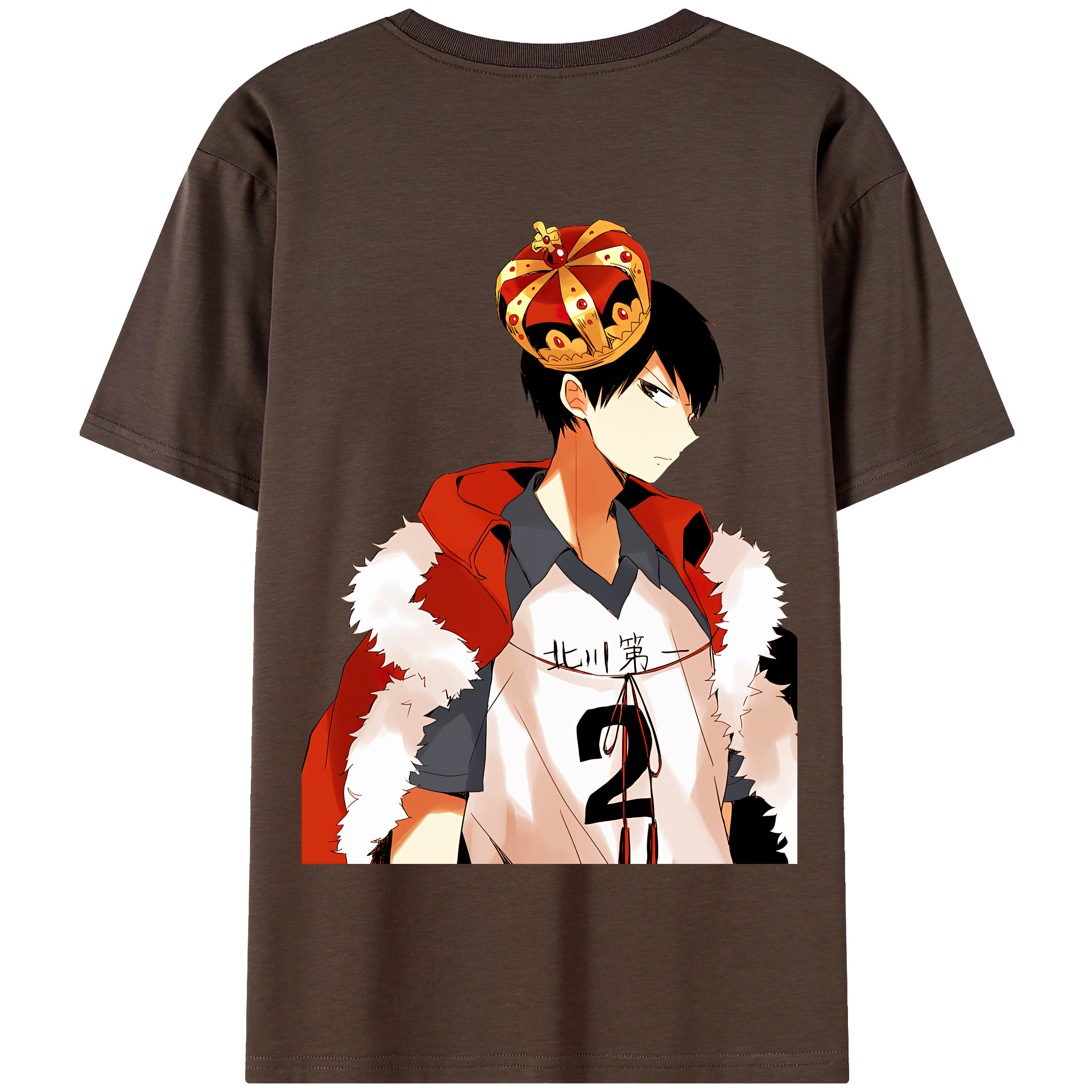 （画像用） ハイキュー!! Haikyu!! 綿100％半袖Tシャツ（背面プリント）