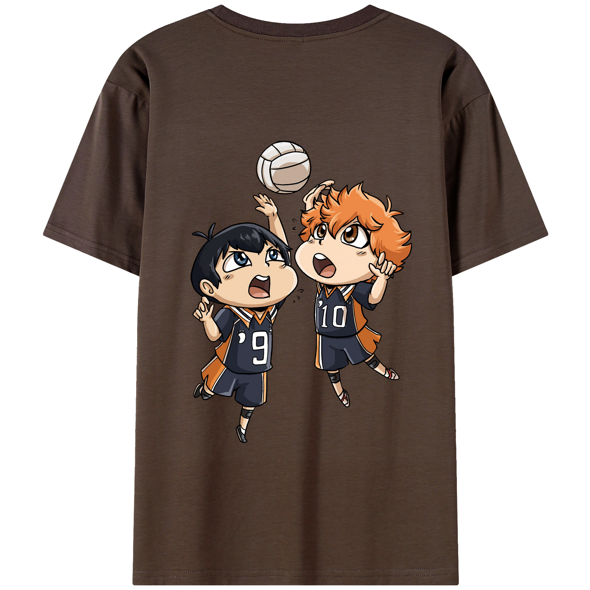 （画像用） ハイキュー!! Haikyu!! 綿100％半袖Tシャツ（背面プリント）