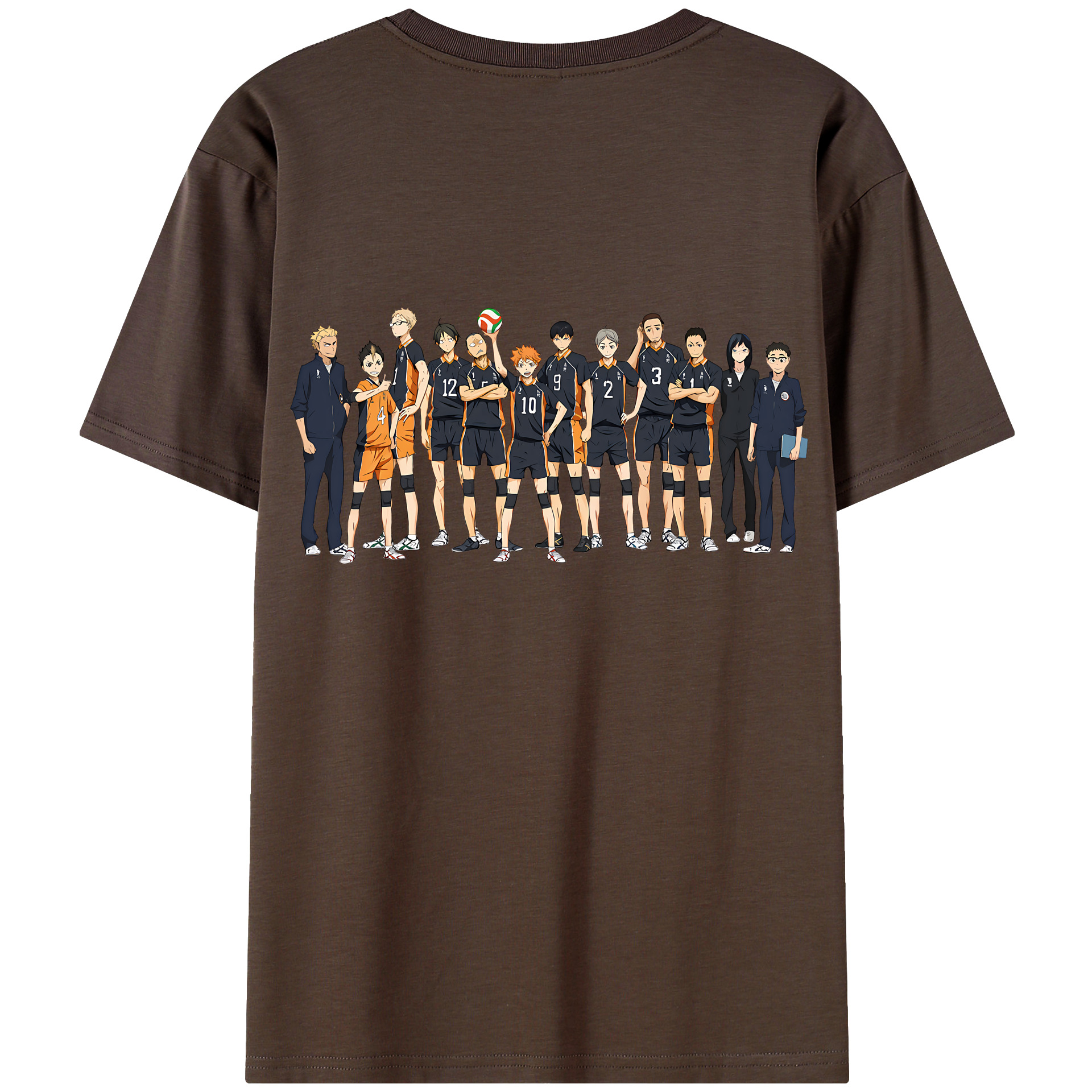 （画像用） ハイキュー!! Haikyu!! 綿100％半袖Tシャツ（背面プリント）