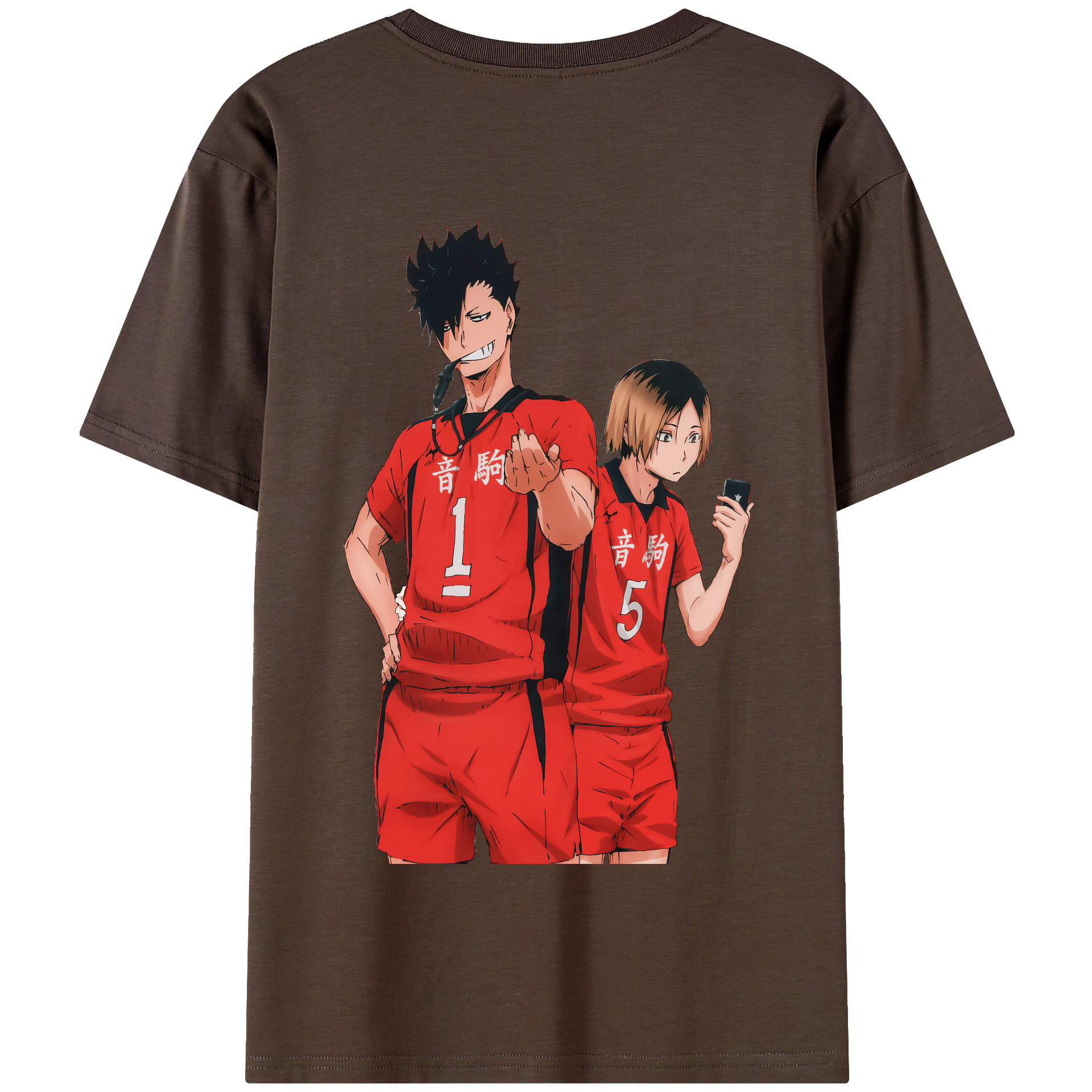 （画像用） ハイキュー!! Haikyu!! 綿100％半袖Tシャツ（背面プリント）