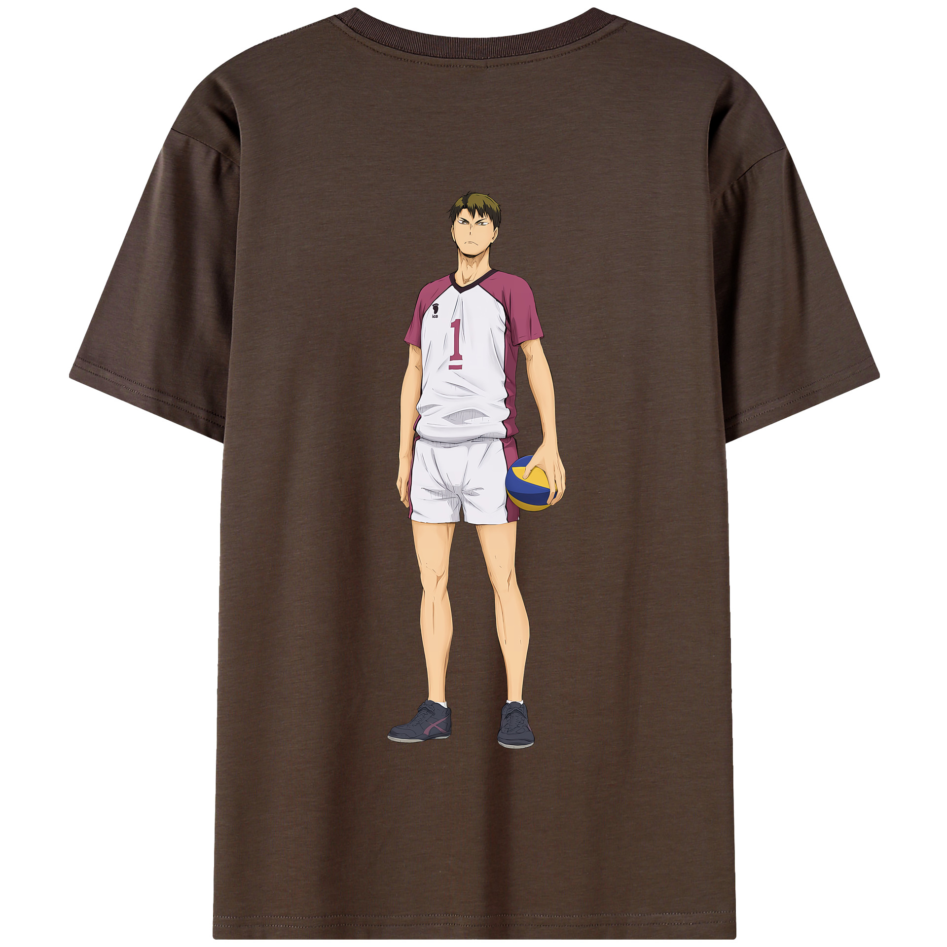 （画像用） ハイキュー!! Haikyu!! 綿100％半袖Tシャツ（背面プリント）