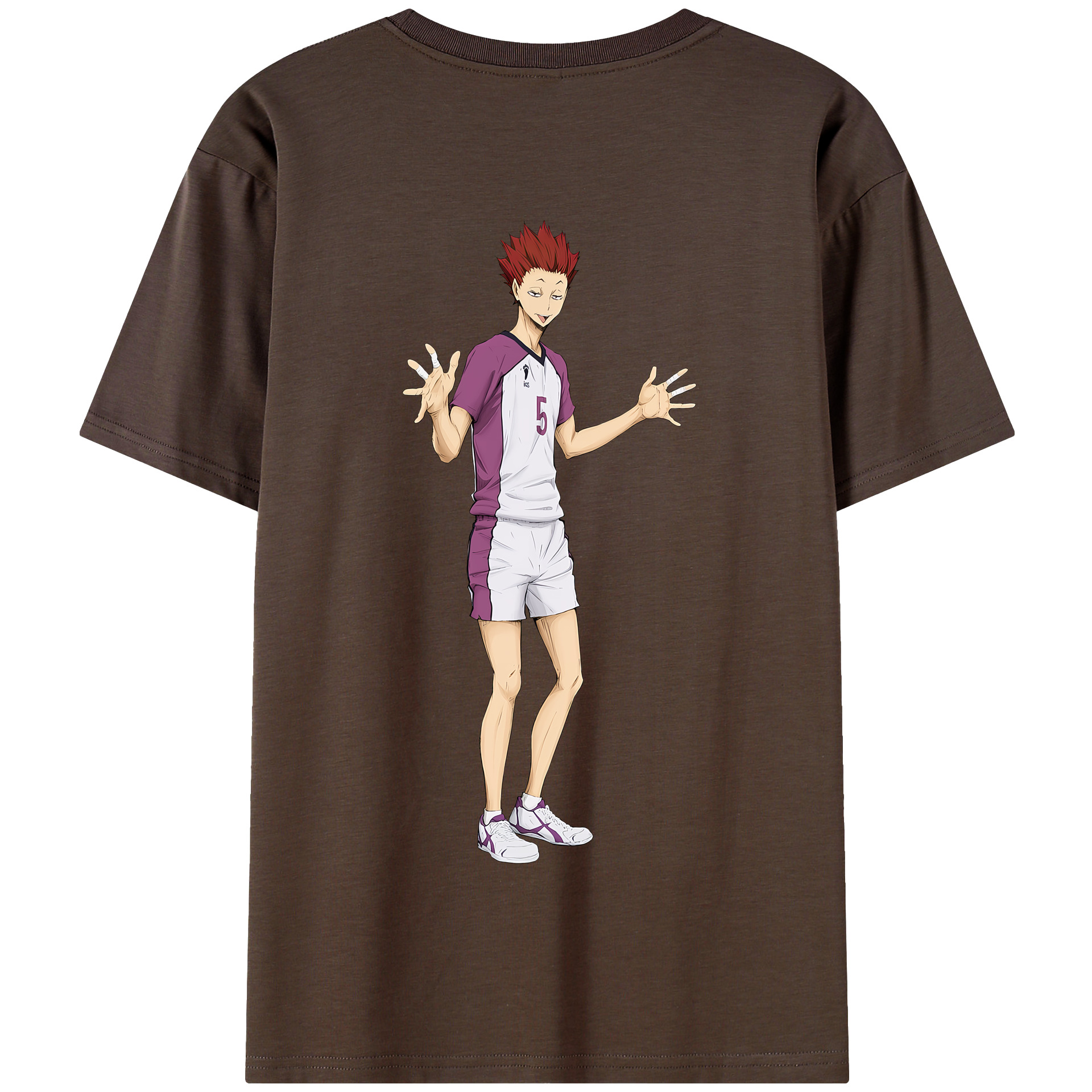 （画像用） ハイキュー!! Haikyu!! 綿100％半袖Tシャツ（背面プリント）
