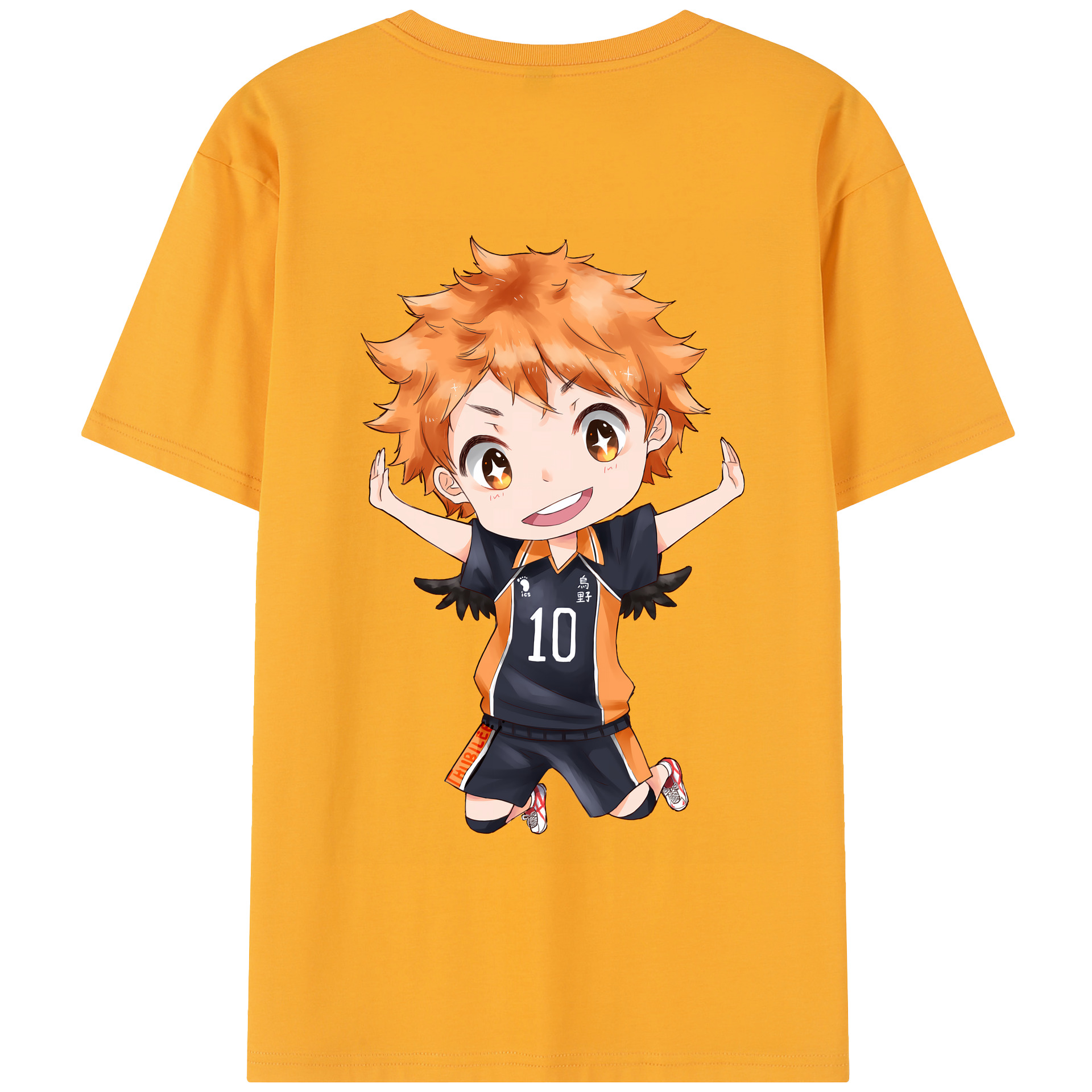 （画像用） ハイキュー!! Haikyu!! 綿100％半袖Tシャツ（背面プリント）