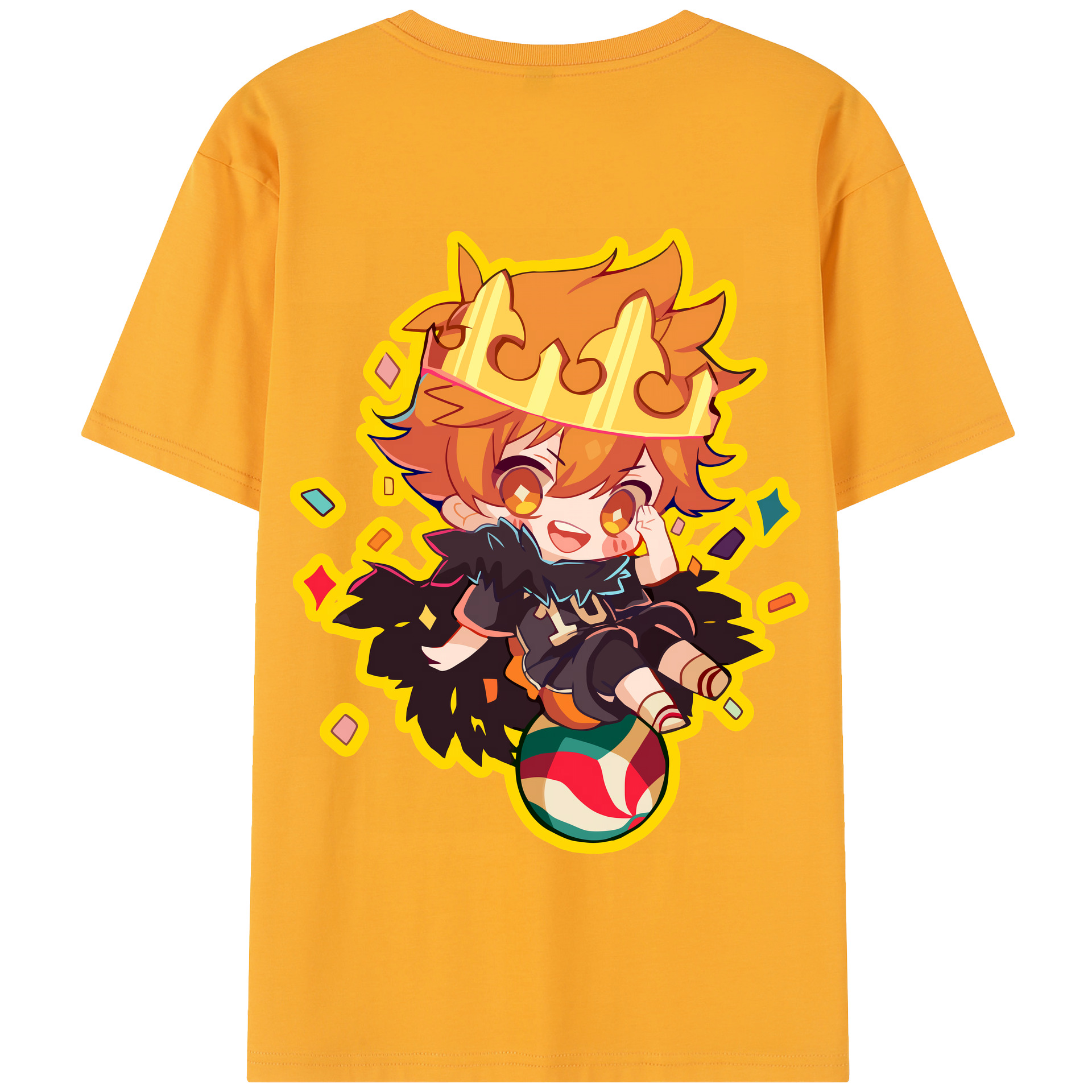 （画像用） ハイキュー!! Haikyu!! 綿100％半袖Tシャツ（背面プリント）