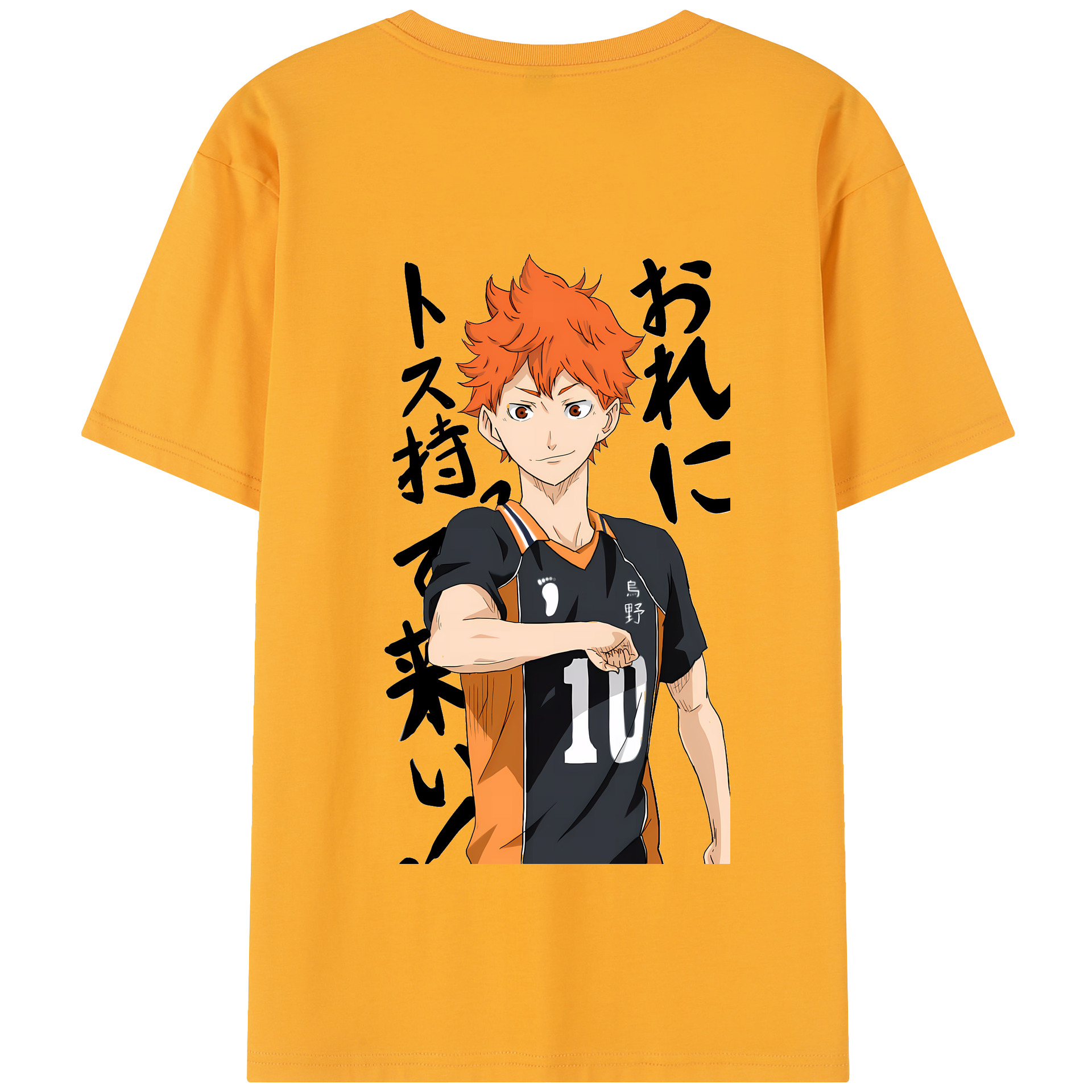 （画像用） ハイキュー!! Haikyu!! 綿100％半袖Tシャツ（背面プリント）