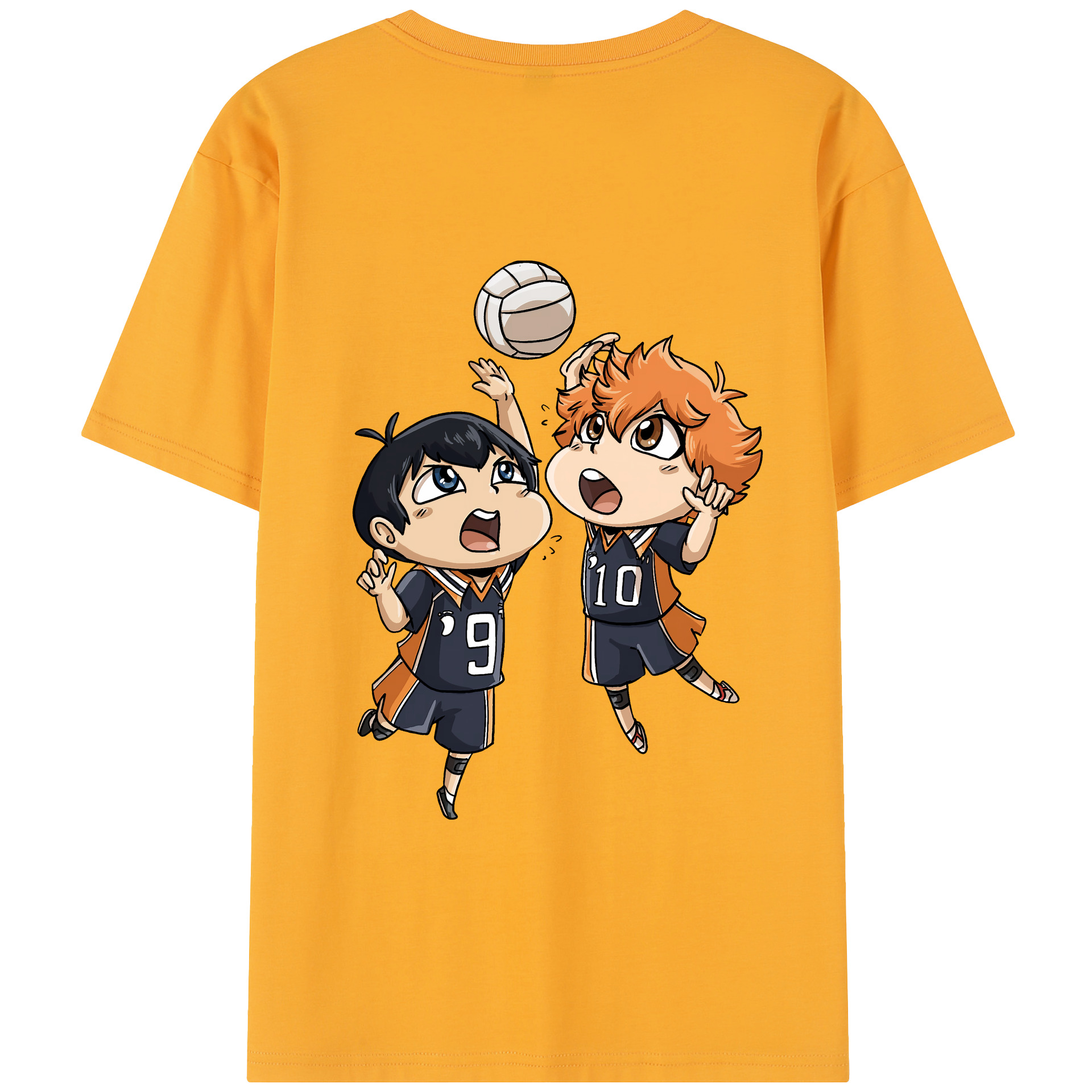 （画像用） ハイキュー!! Haikyu!! 綿100％半袖Tシャツ（背面プリント）