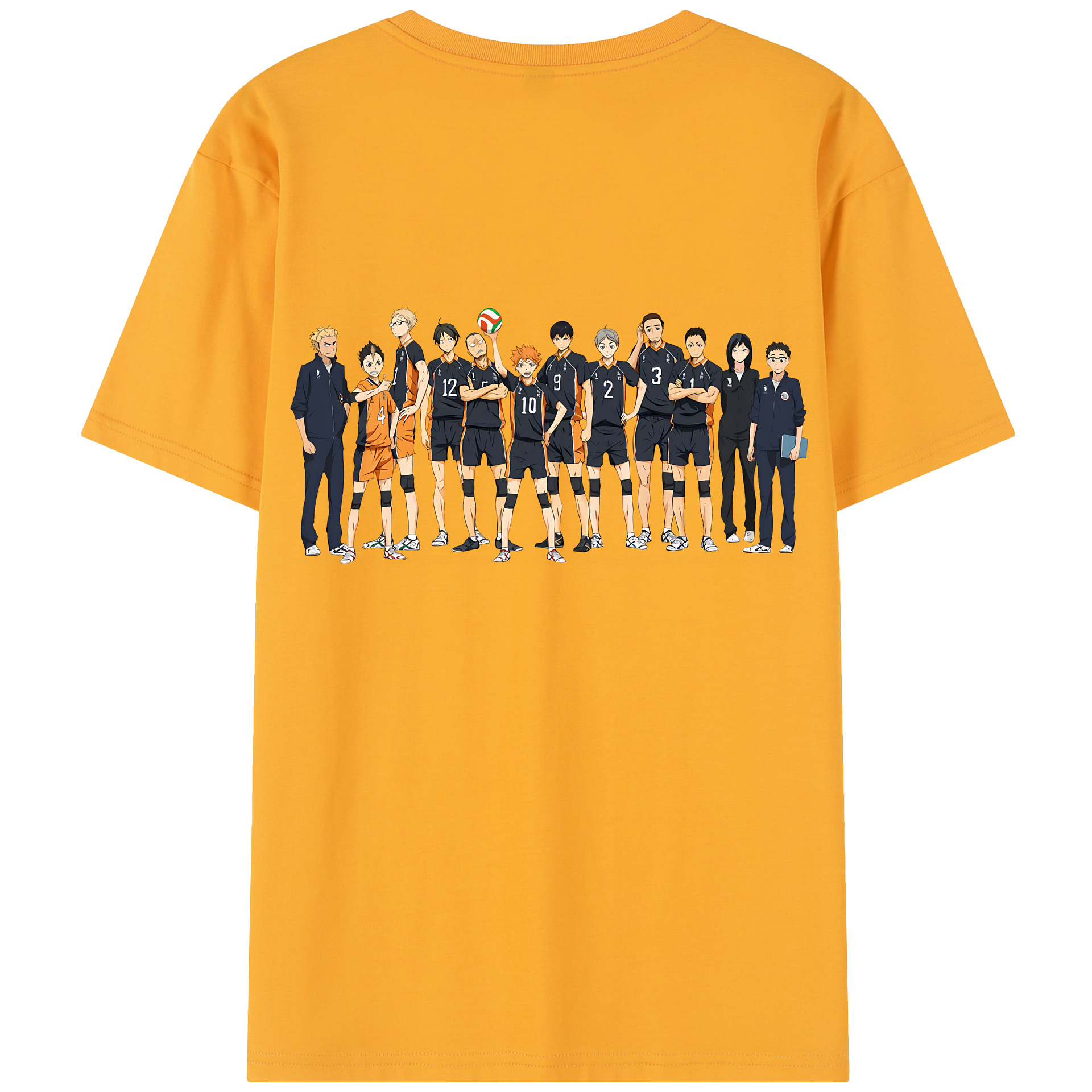 （画像用） ハイキュー!! Haikyu!! 綿100％半袖Tシャツ（背面プリント）