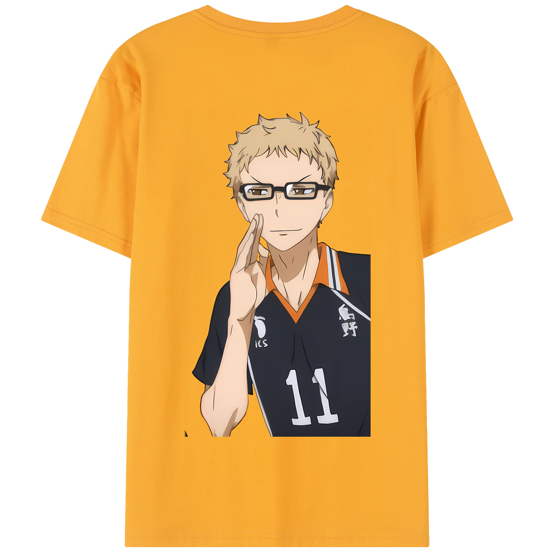 （画像用） ハイキュー!! Haikyu!! 綿100％半袖Tシャツ（背面プリント）