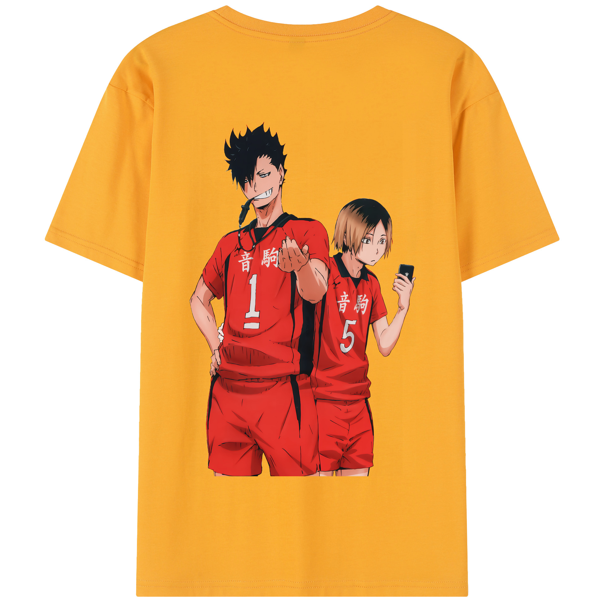 （画像用） ハイキュー!! Haikyu!! 綿100％半袖Tシャツ（背面プリント）