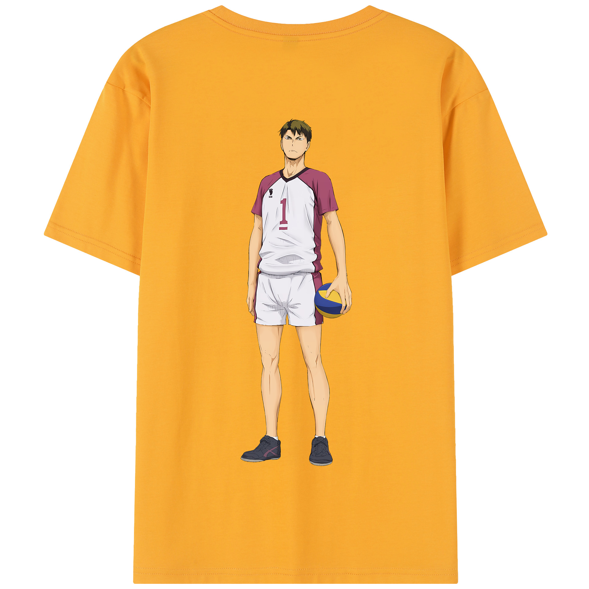 （画像用） ハイキュー!! Haikyu!! 綿100％半袖Tシャツ（背面プリント）